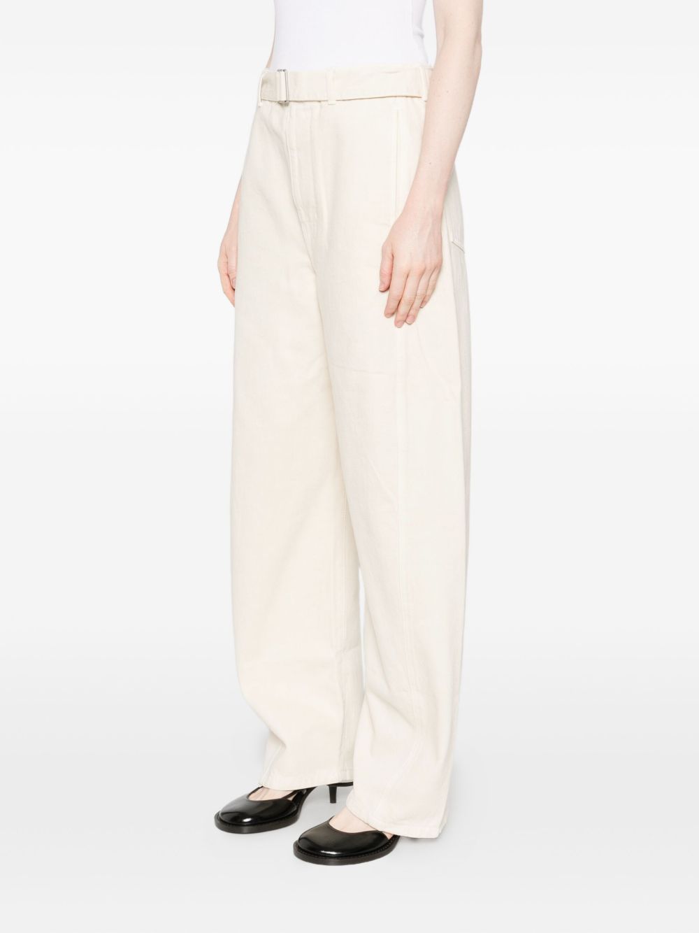 Lemaire Women Twisted Denim Cotton Jeans LEMAIRE