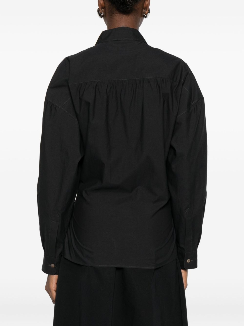 Lemaire Women Cotton And Silk Blend Shirt LEMAIRE