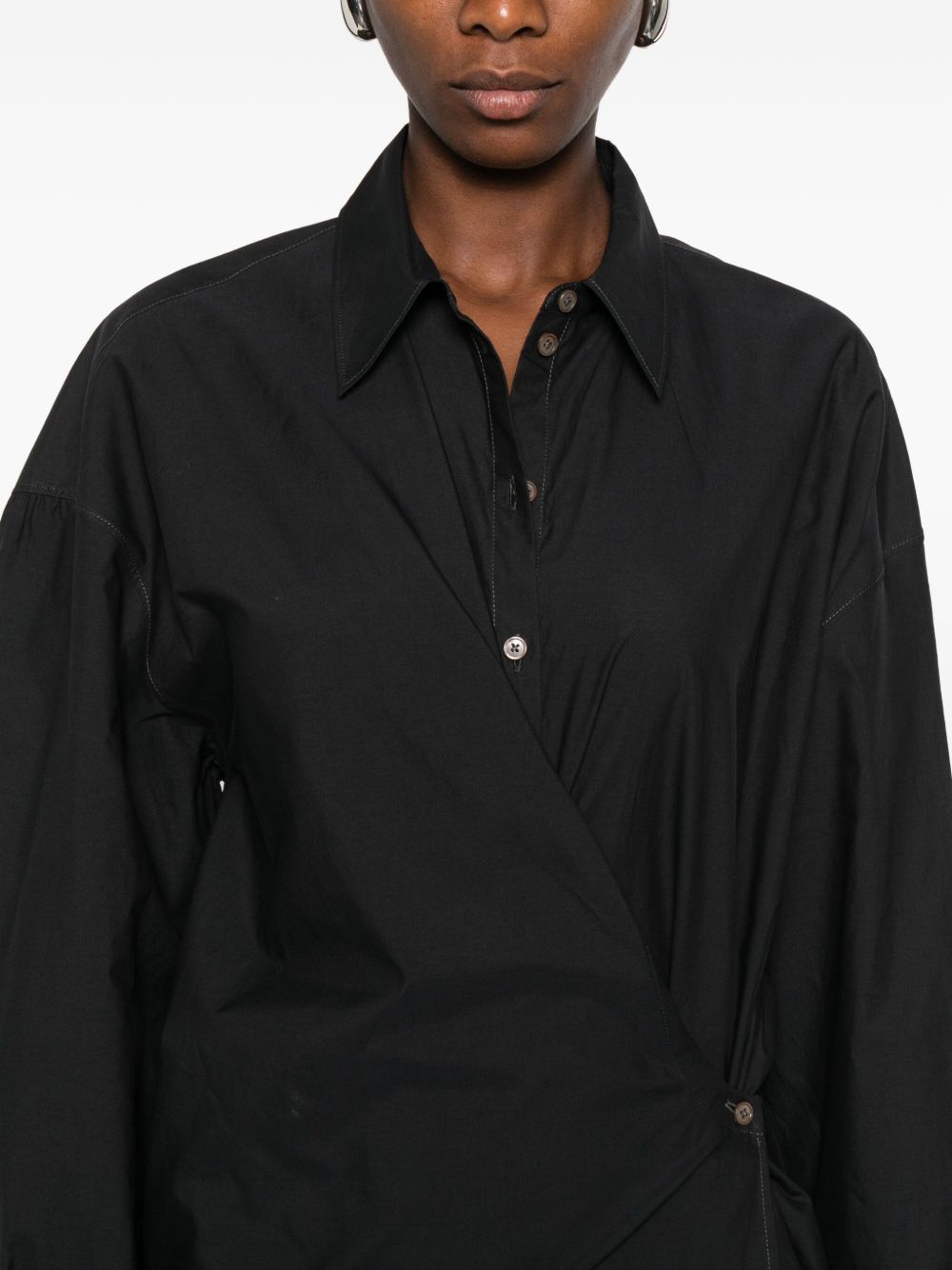 Lemaire Women Cotton And Silk Blend Shirt LEMAIRE