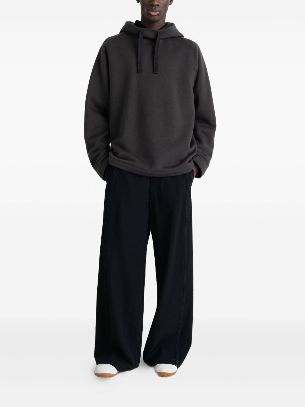 Lemaire Men Wool And Cotton Hoodie LEMAIRE