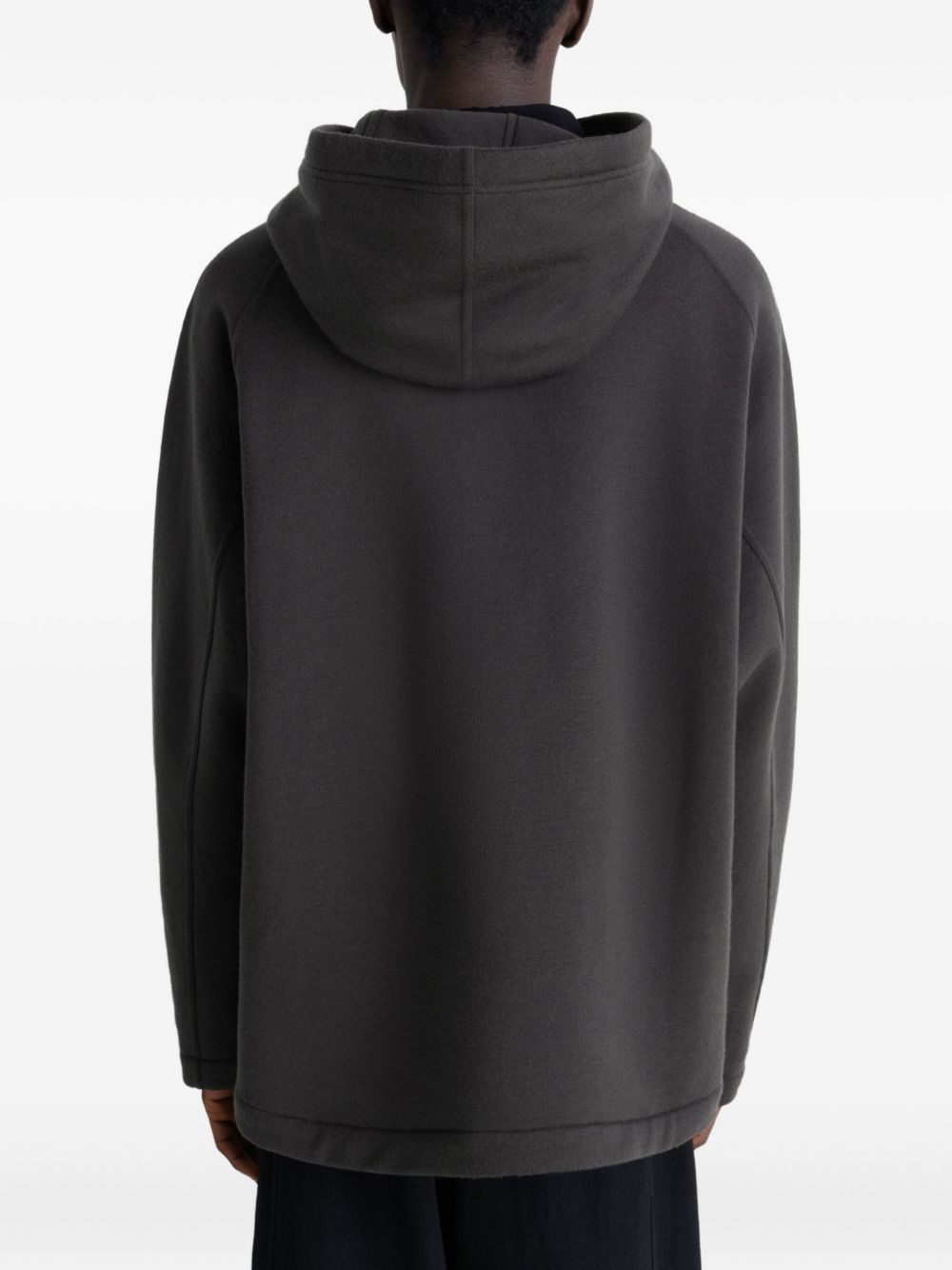 Lemaire Men Wool And Cotton Hoodie LEMAIRE