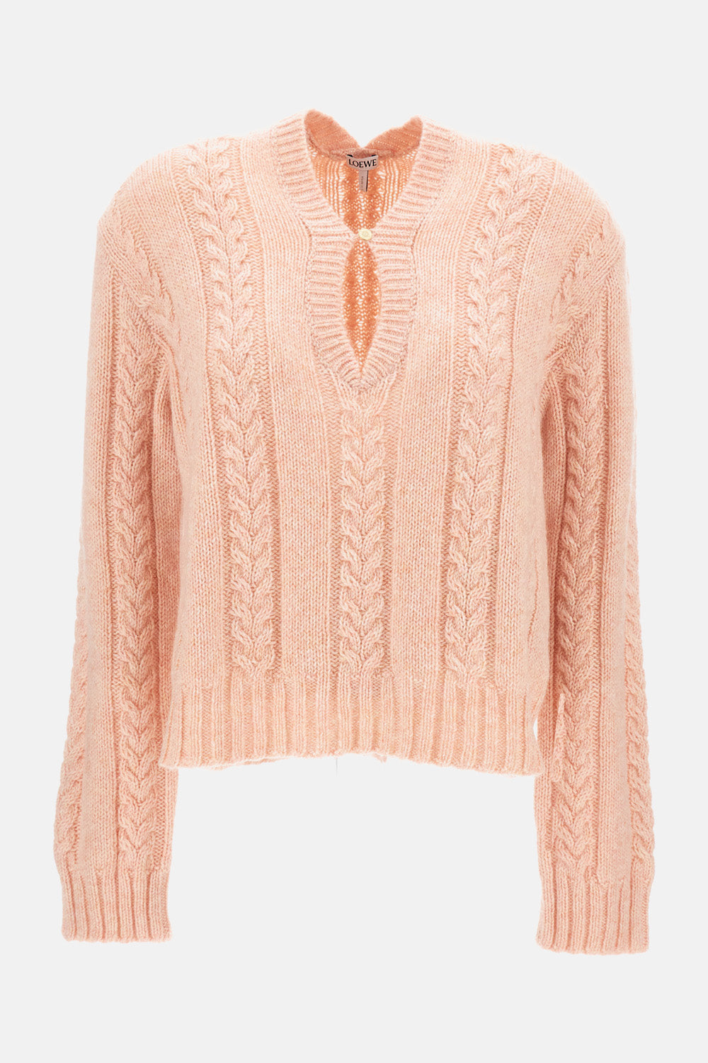 Loewe Women V Neck Wool Sweater LOEWE
