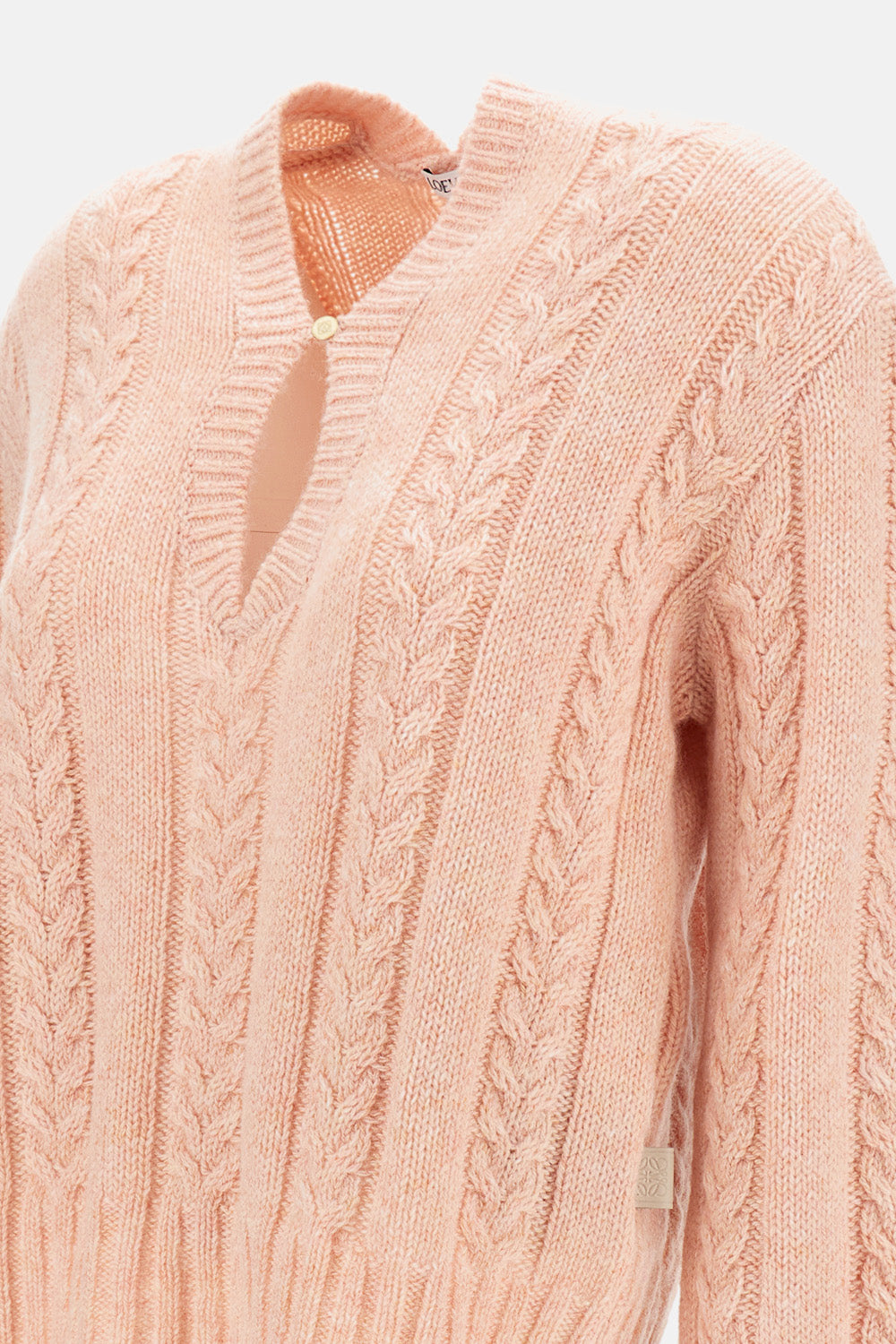 Loewe Women V Neck Wool Sweater LOEWE