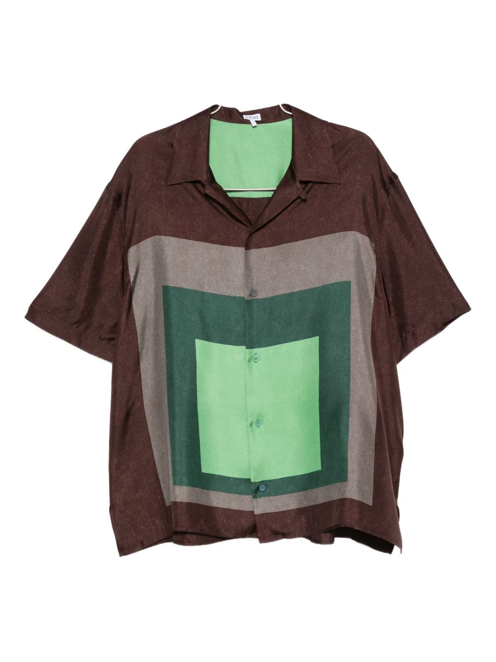 Loewe Men Printed Silk Shirt LOEWE