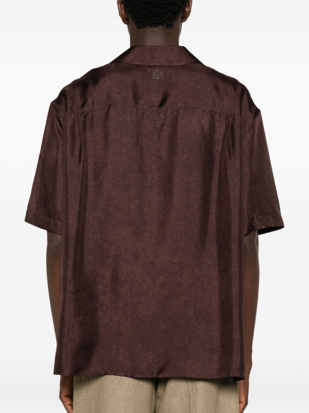 Loewe Men Printed Silk Shirt LOEWE