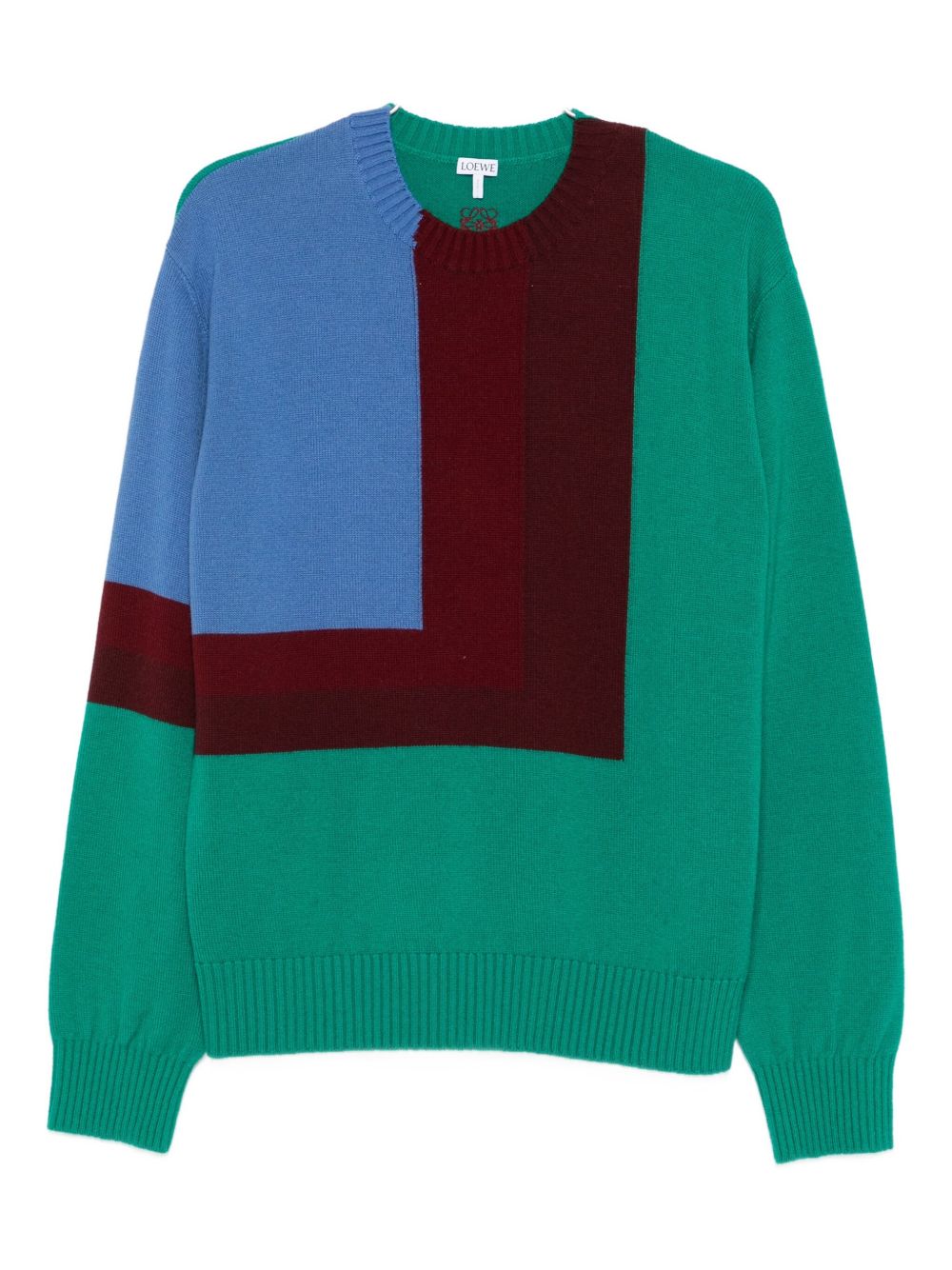Loewe Men Wool Crewneck Sweater