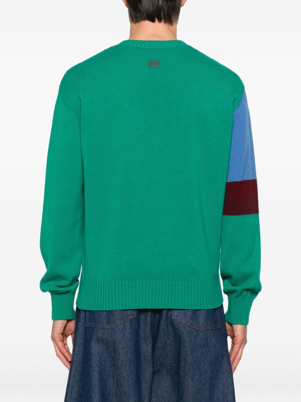 Loewe Men Wool Crewneck Sweater