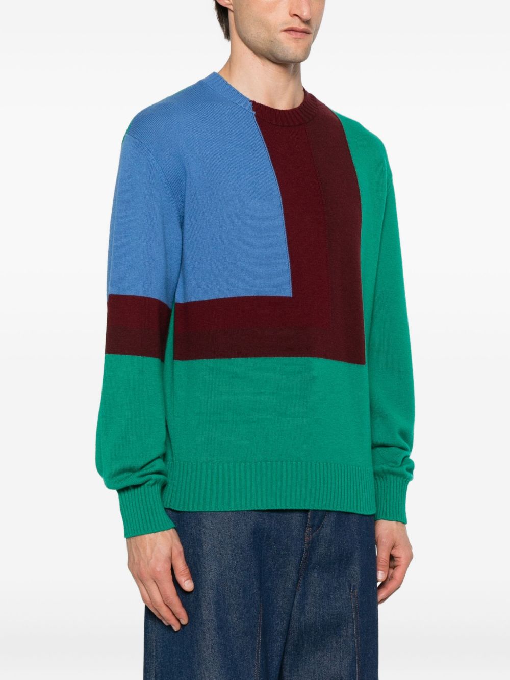 Loewe Men Wool Crewneck Sweater