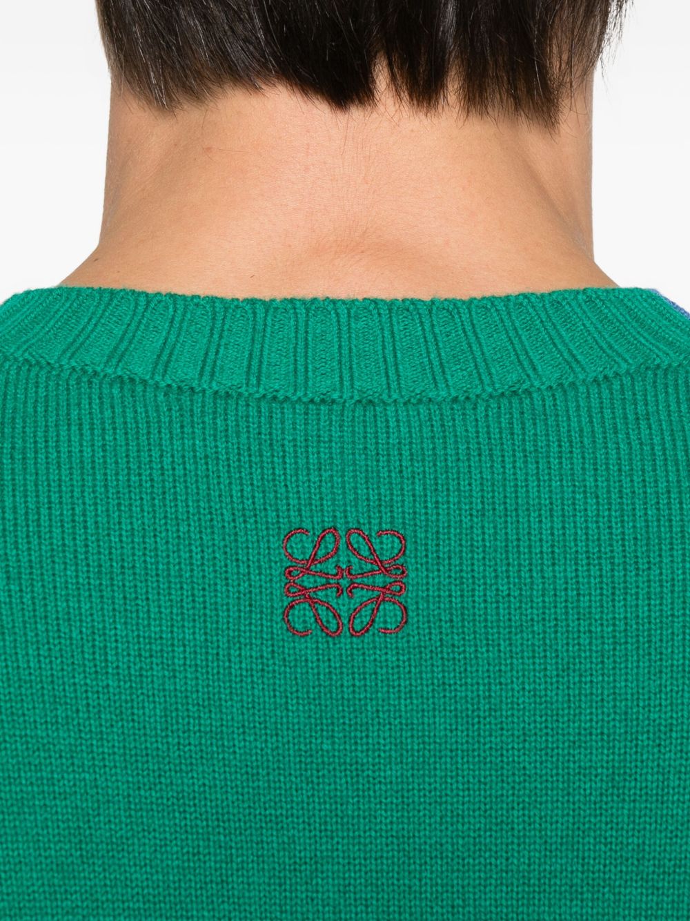 Loewe Men Wool Crewneck Sweater