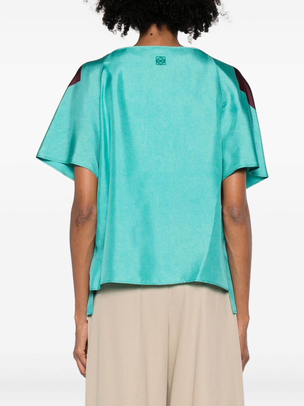 Loewe Women Printed Silk Top LOEWE