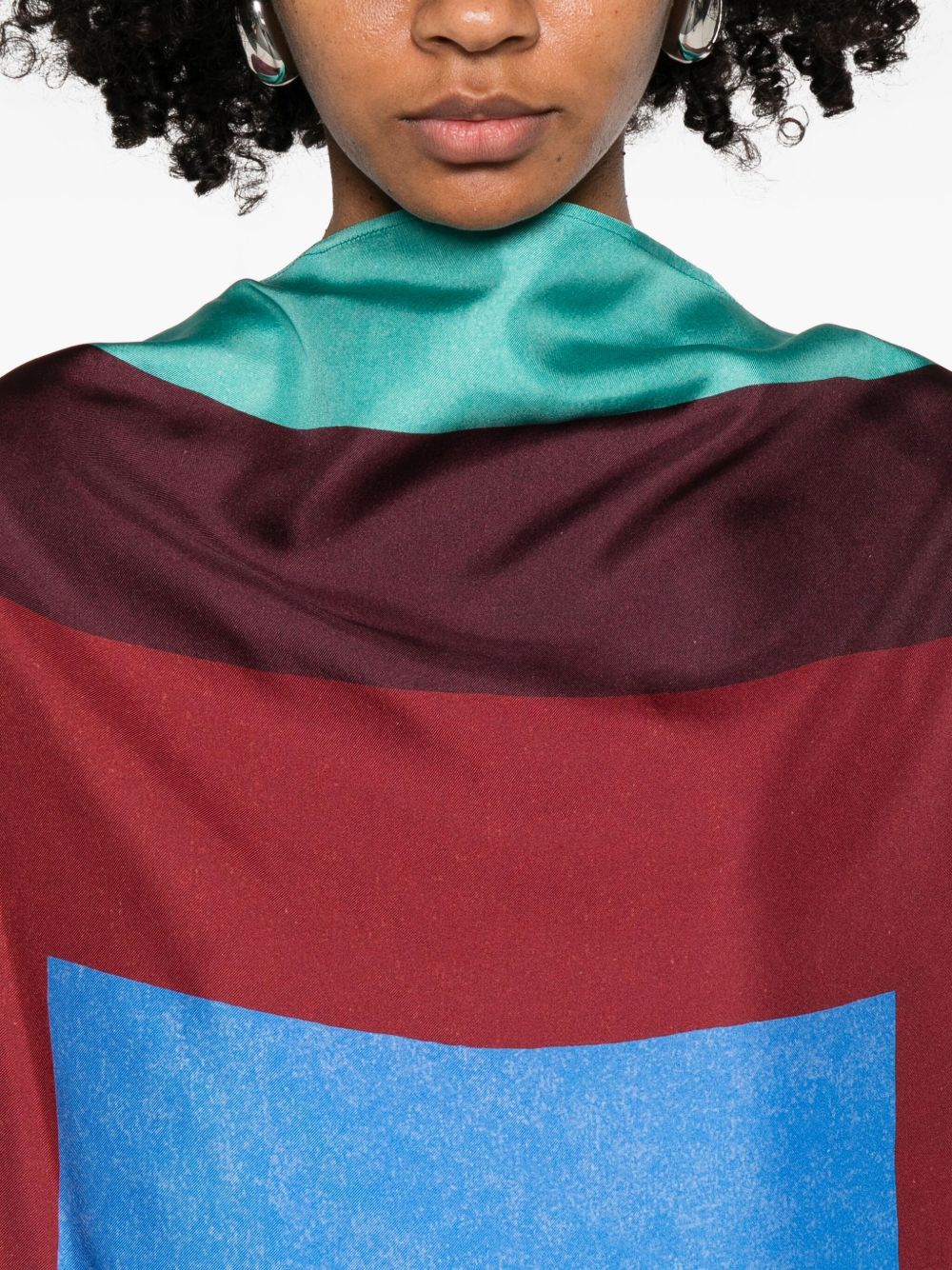 Loewe Women Printed Silk Top LOEWE