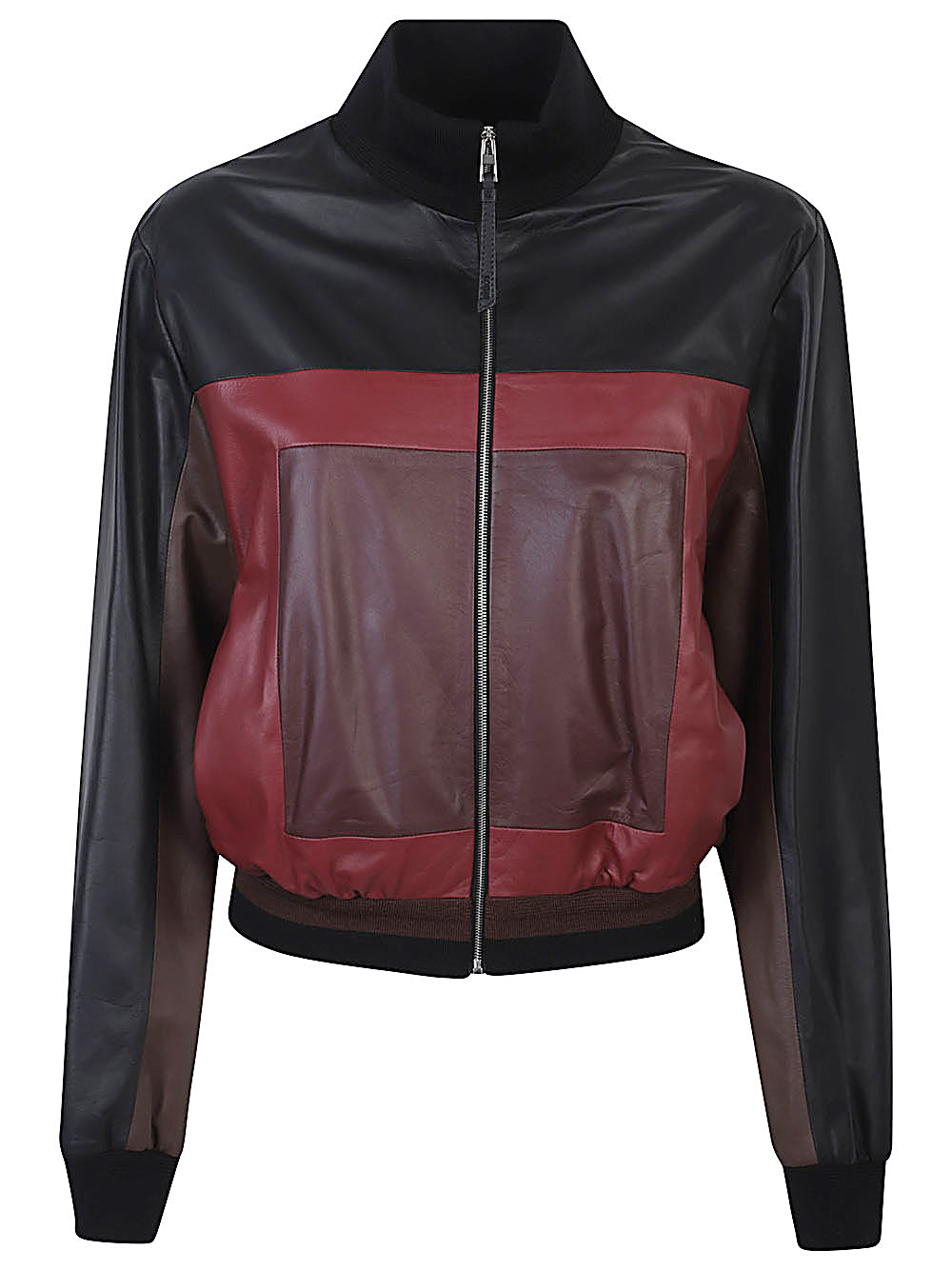 Loewe Women Leather Cropped Jacket LOEWE