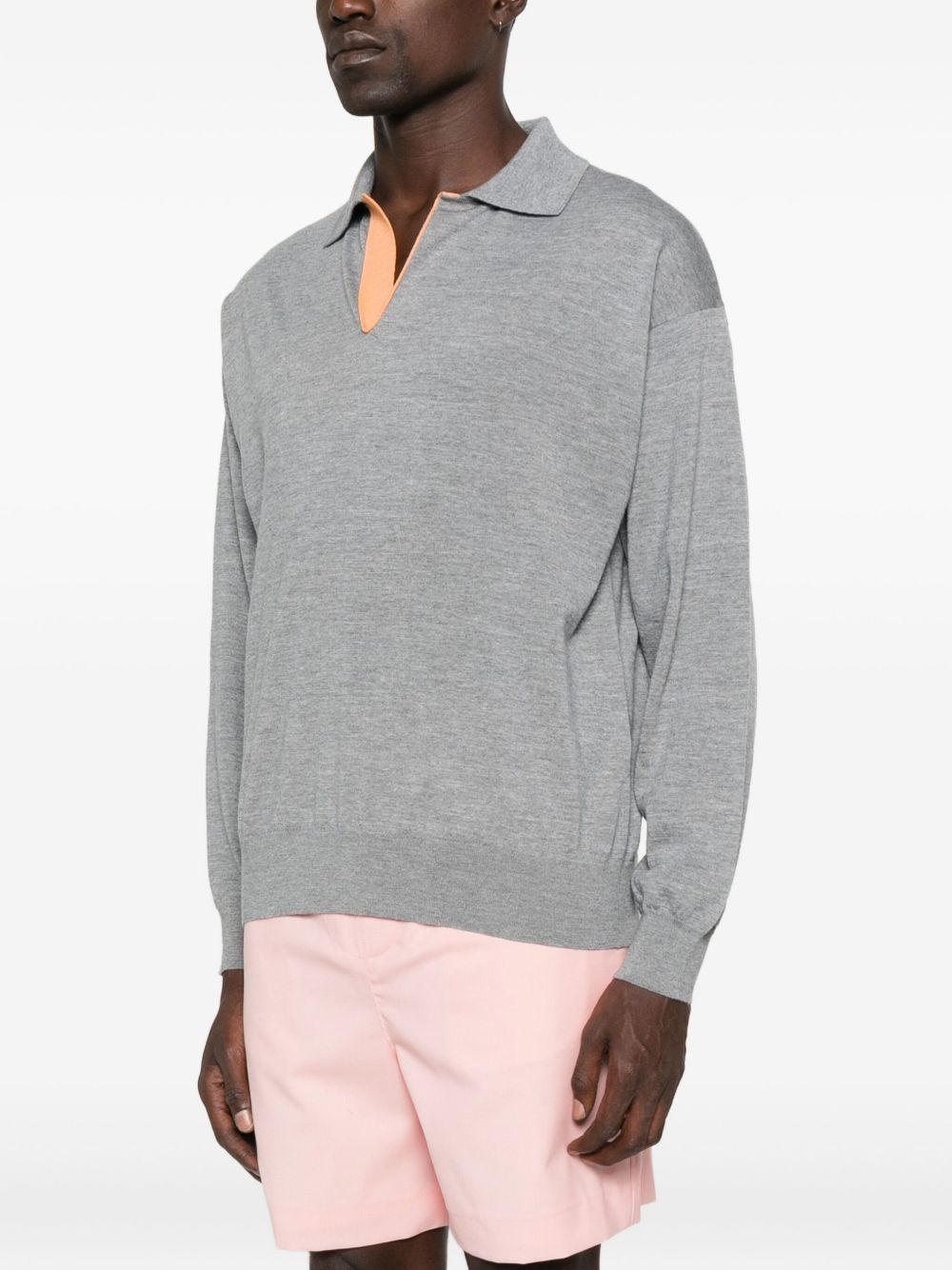 Loewe Men Wool Polo Shirt LOEWE