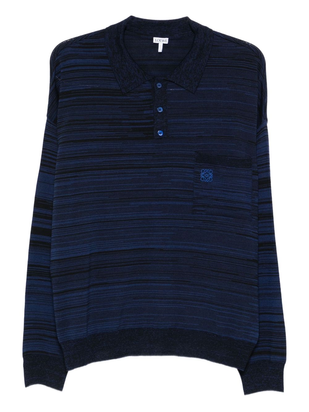 Loewe Men Anagram Wool Polo Shirt LOEWE