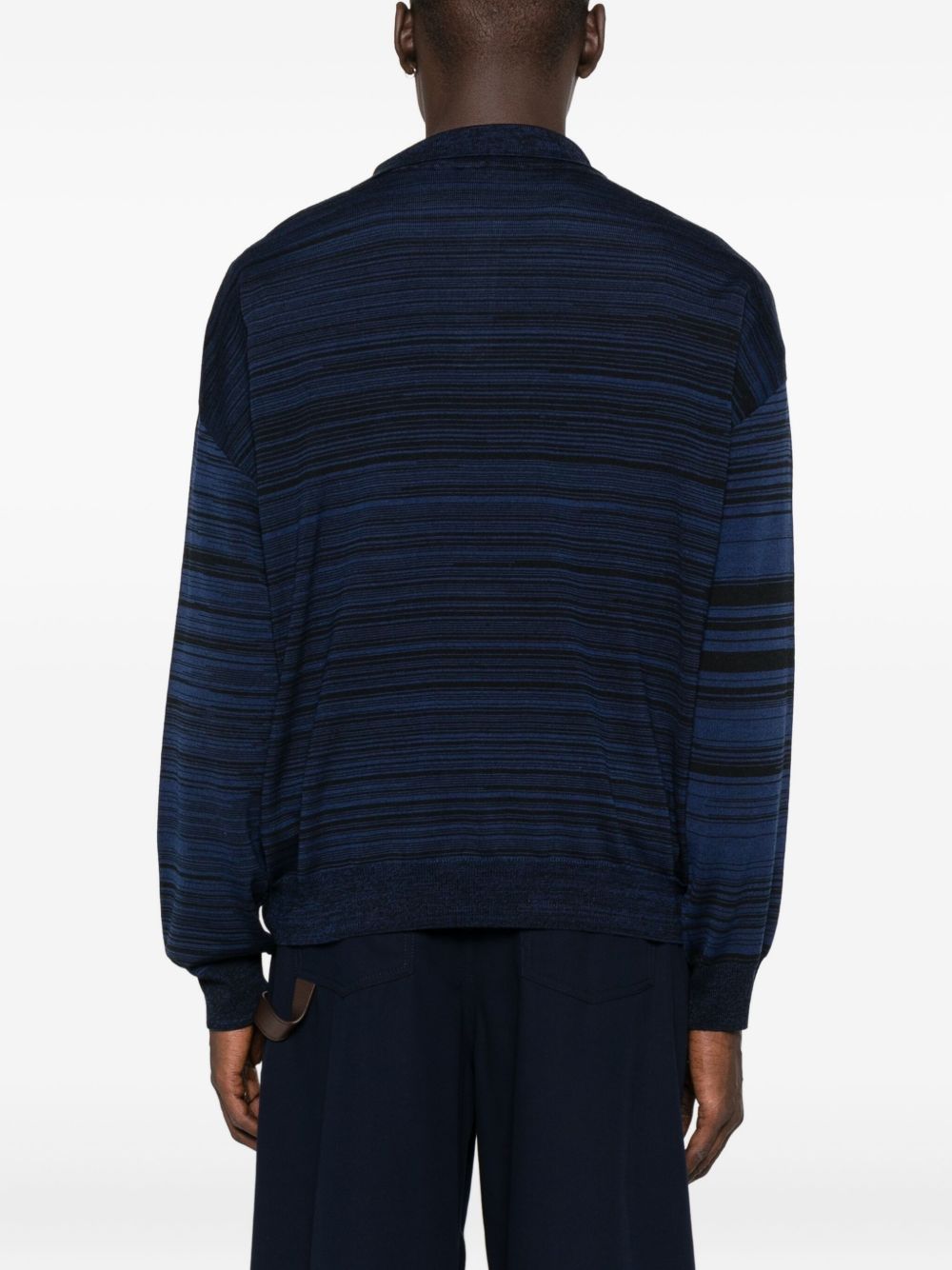 Loewe Men Anagram Wool Polo Shirt LOEWE