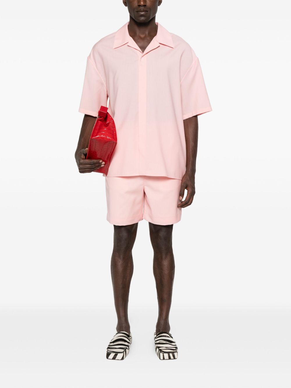 Loewe Men Wool Shorts