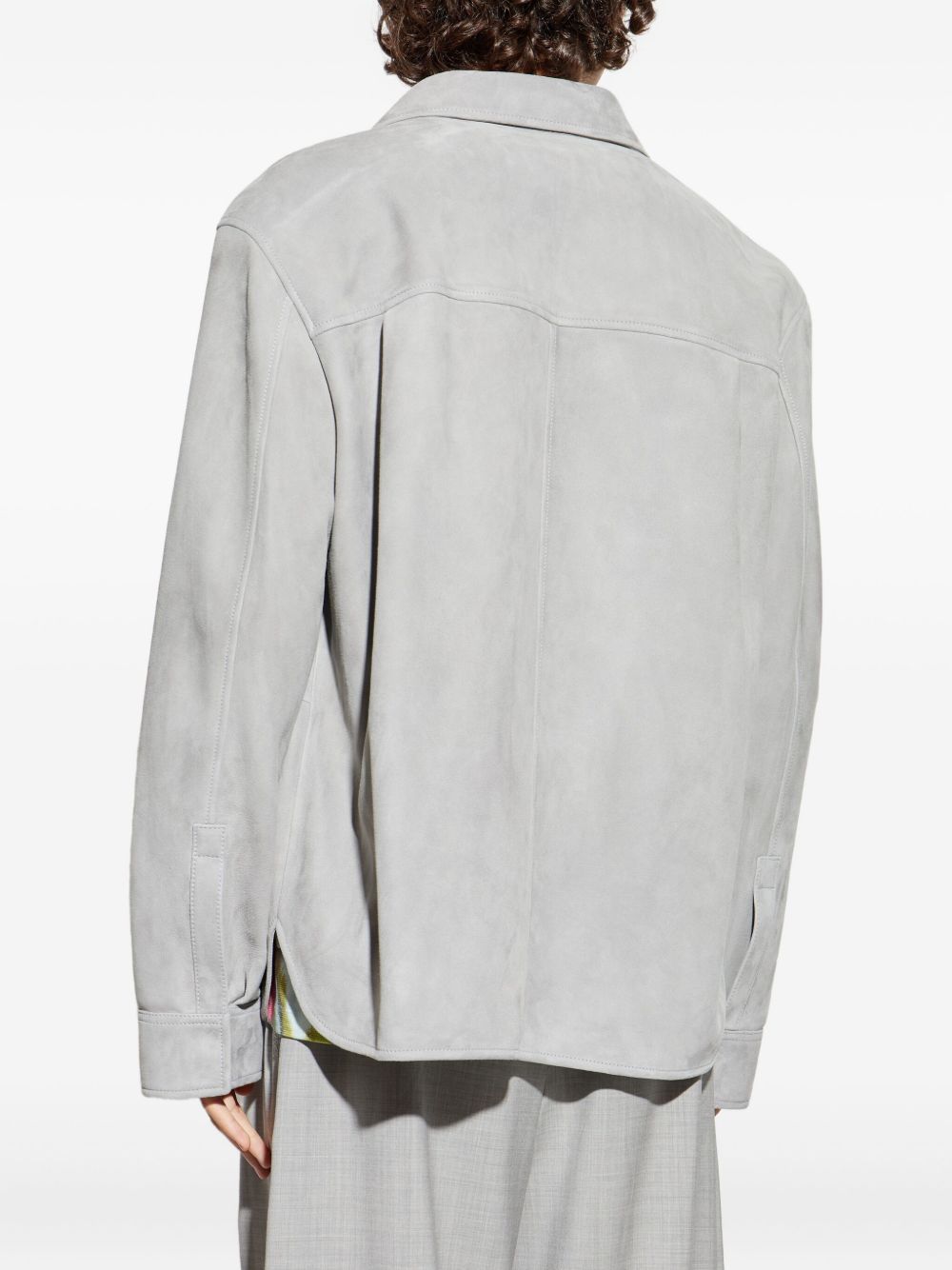 Loewe Men Suede Leather Overshirt LOEWE