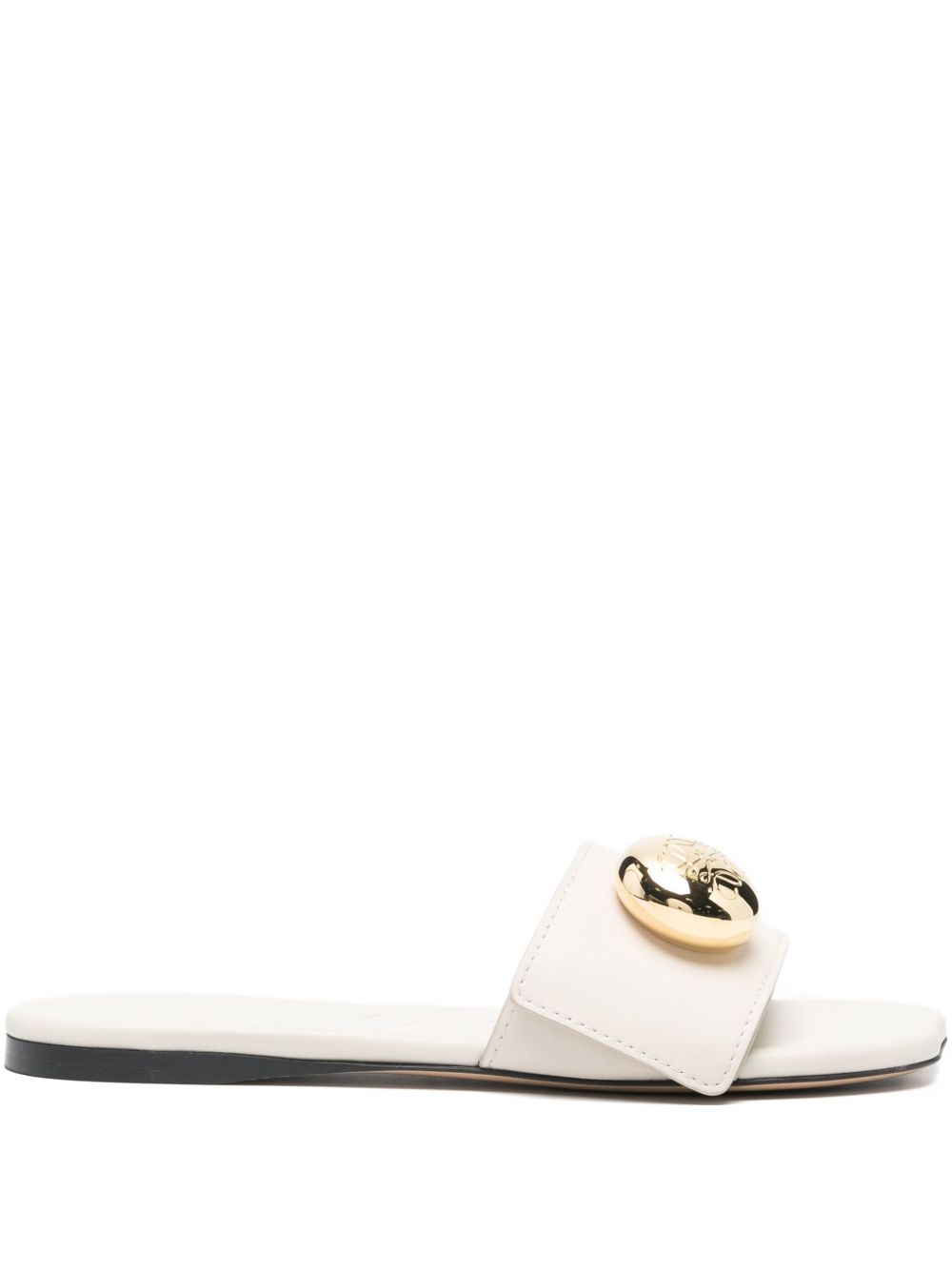 Loewe Women Pebble Leather Slides LOEWE