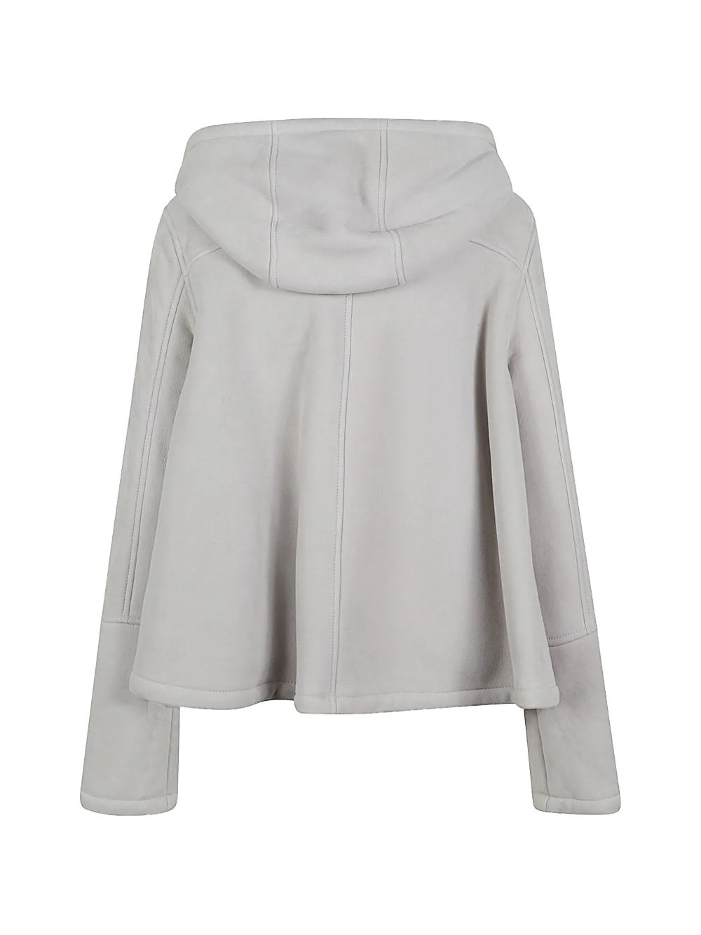 Loewe Women Leather Hooded Jacket