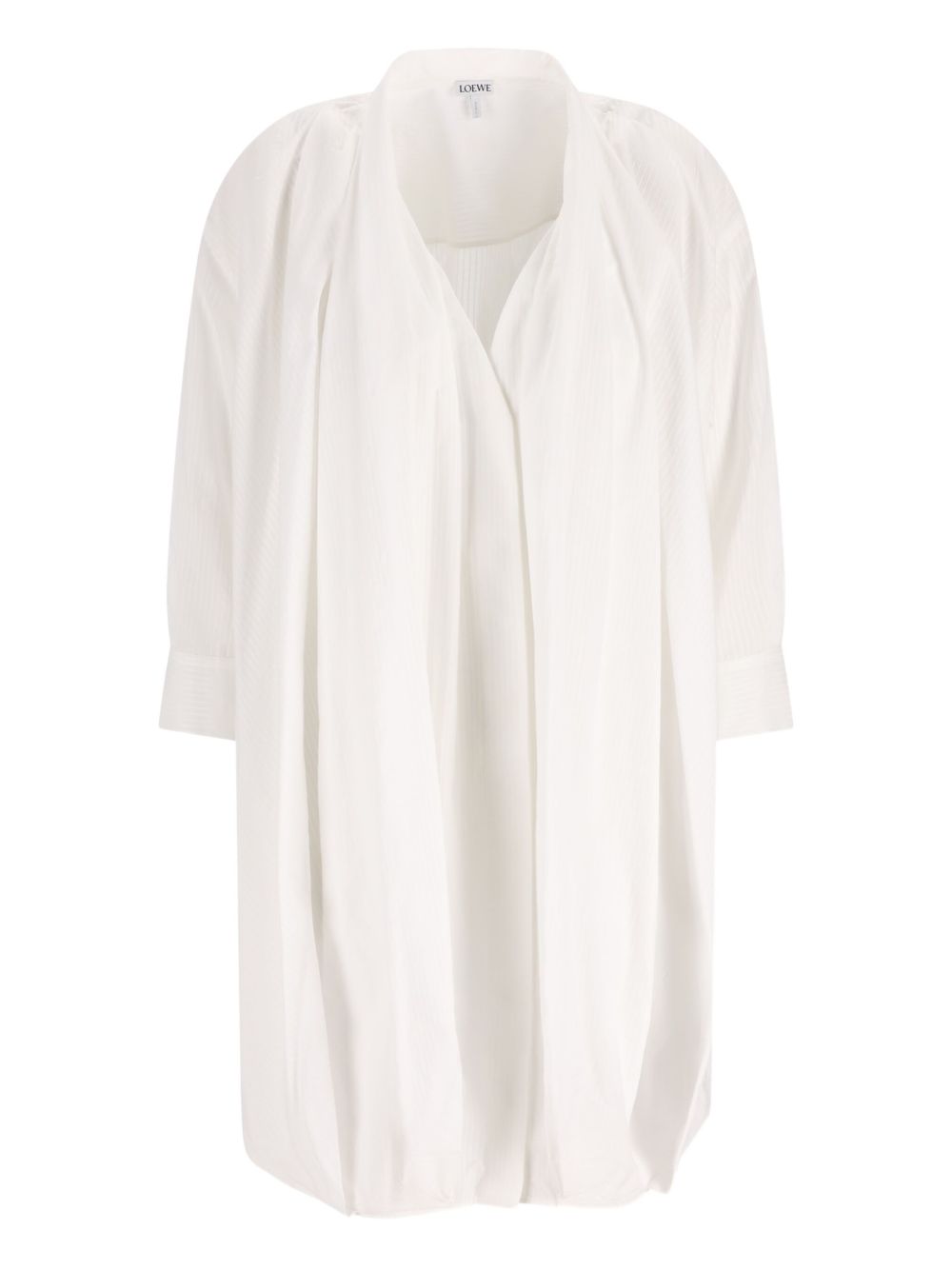 Loewe Women Cotton Draped Dress LOEWE