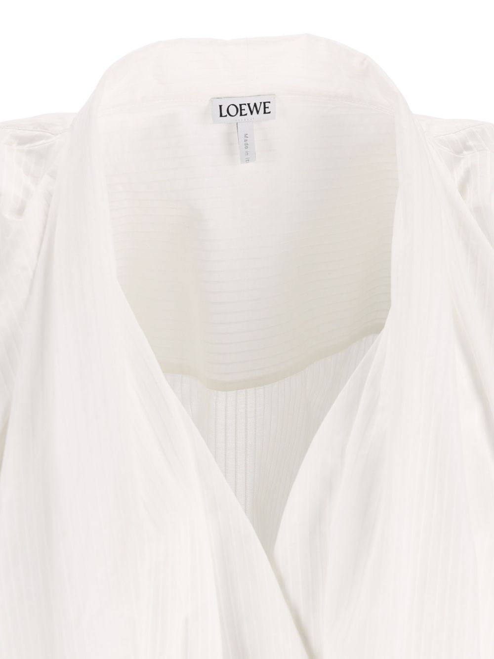 Loewe Women Cotton Draped Dress LOEWE