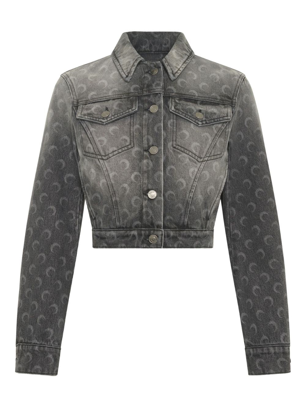 Marine Serre Women Moon Denim Jacket MARINE SERRE