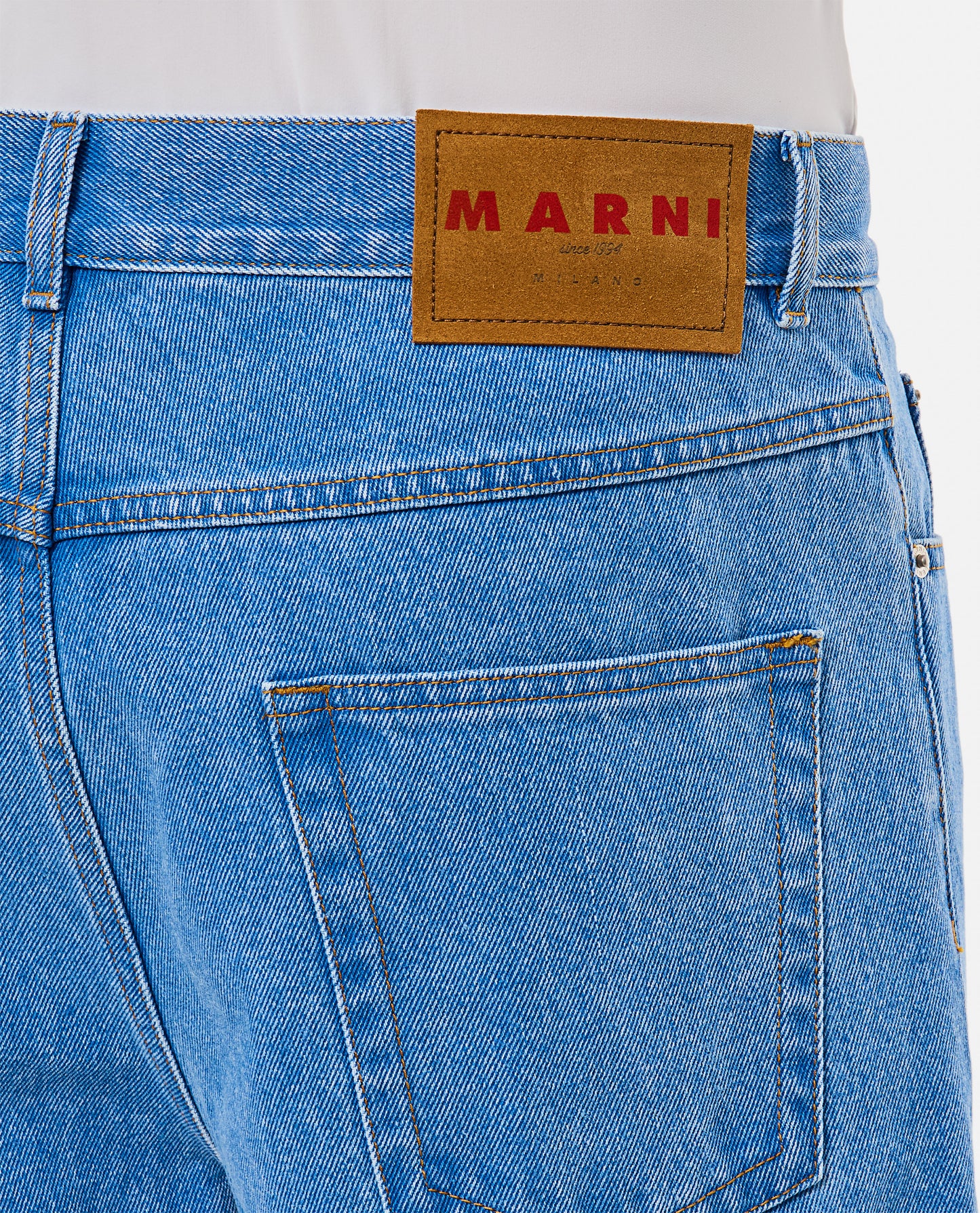 Marni Men Cotton Denim Trousers MARNI