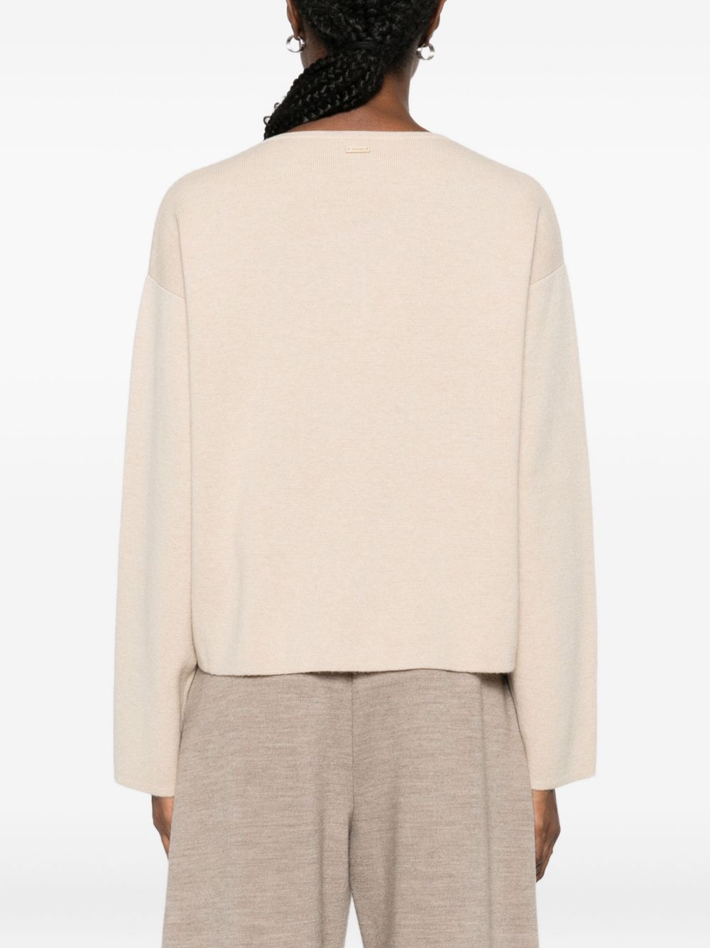 Max Mara Women V-Neck Sweater In Cashmere Wool MAX MARA