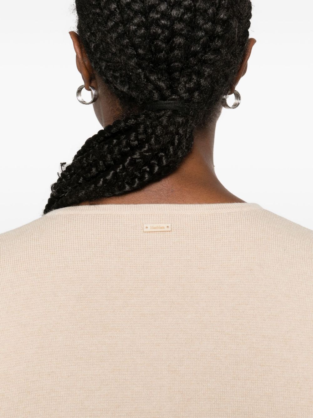 Max Mara Women V-Neck Sweater In Cashmere Wool MAX MARA
