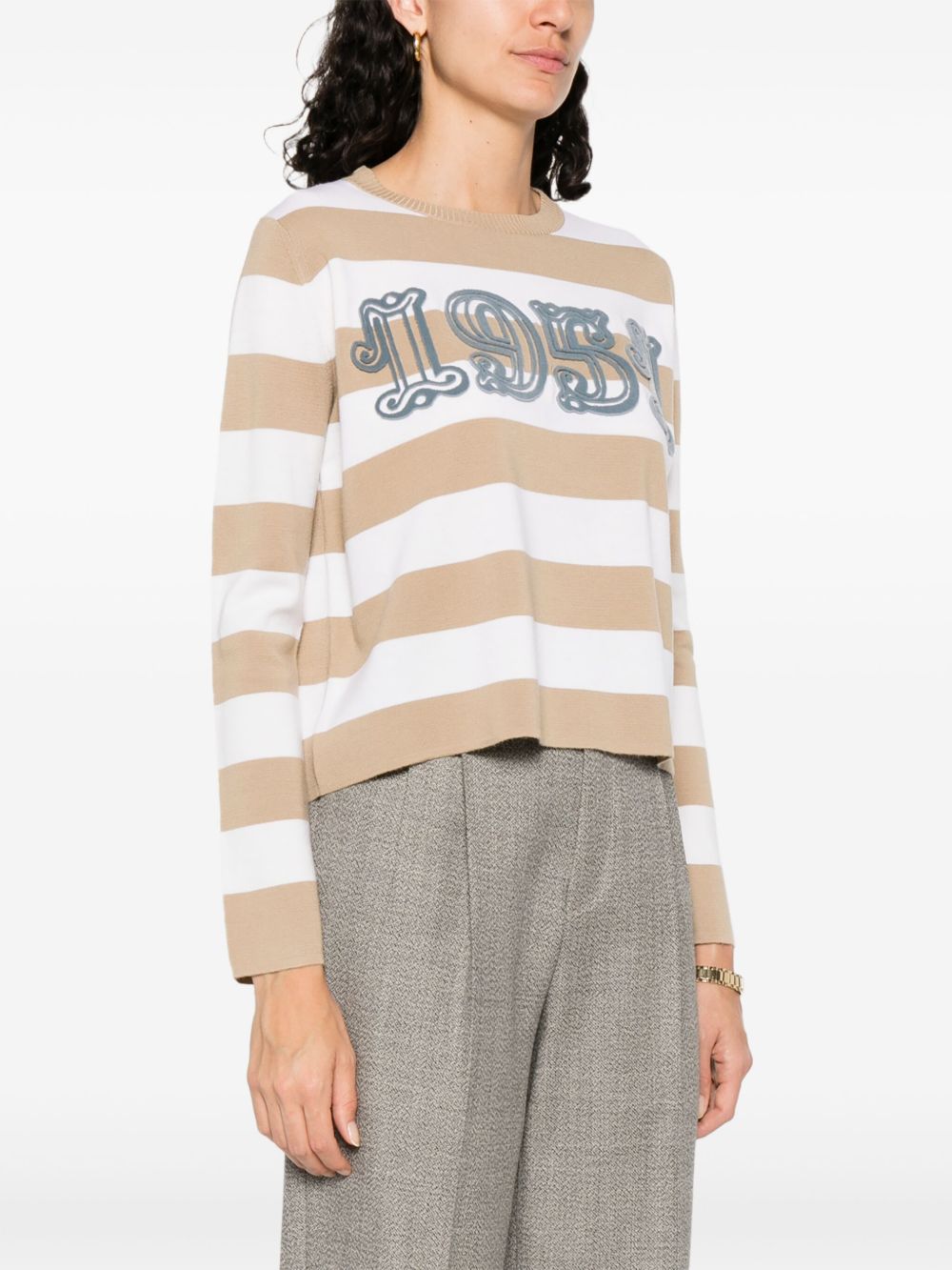 Max Mara Women Wool Striped Sweater MAX MARA