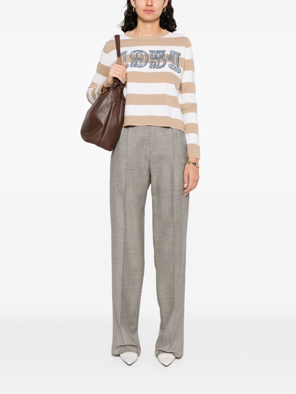 Max Mara Women Wool Striped Sweater MAX MARA