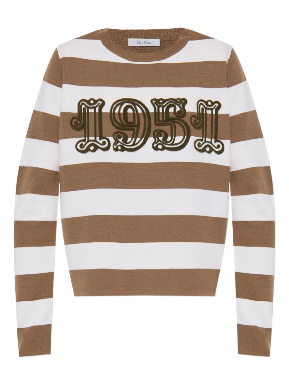 Max Mara Women Striped Wool Sweater MAX MARA