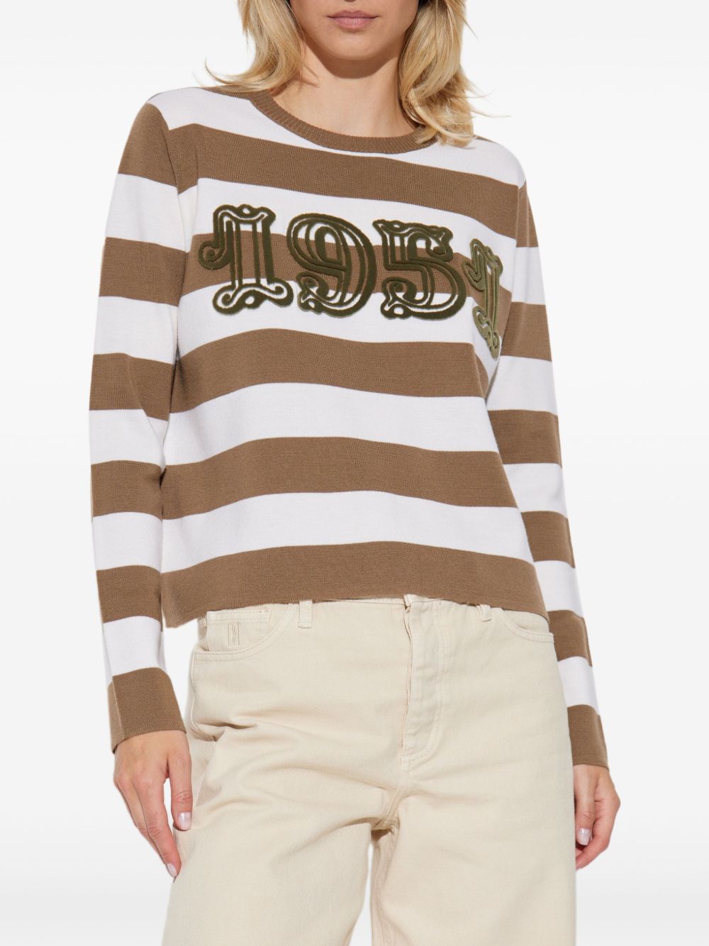 Max Mara Women Striped Wool Sweater MAX MARA