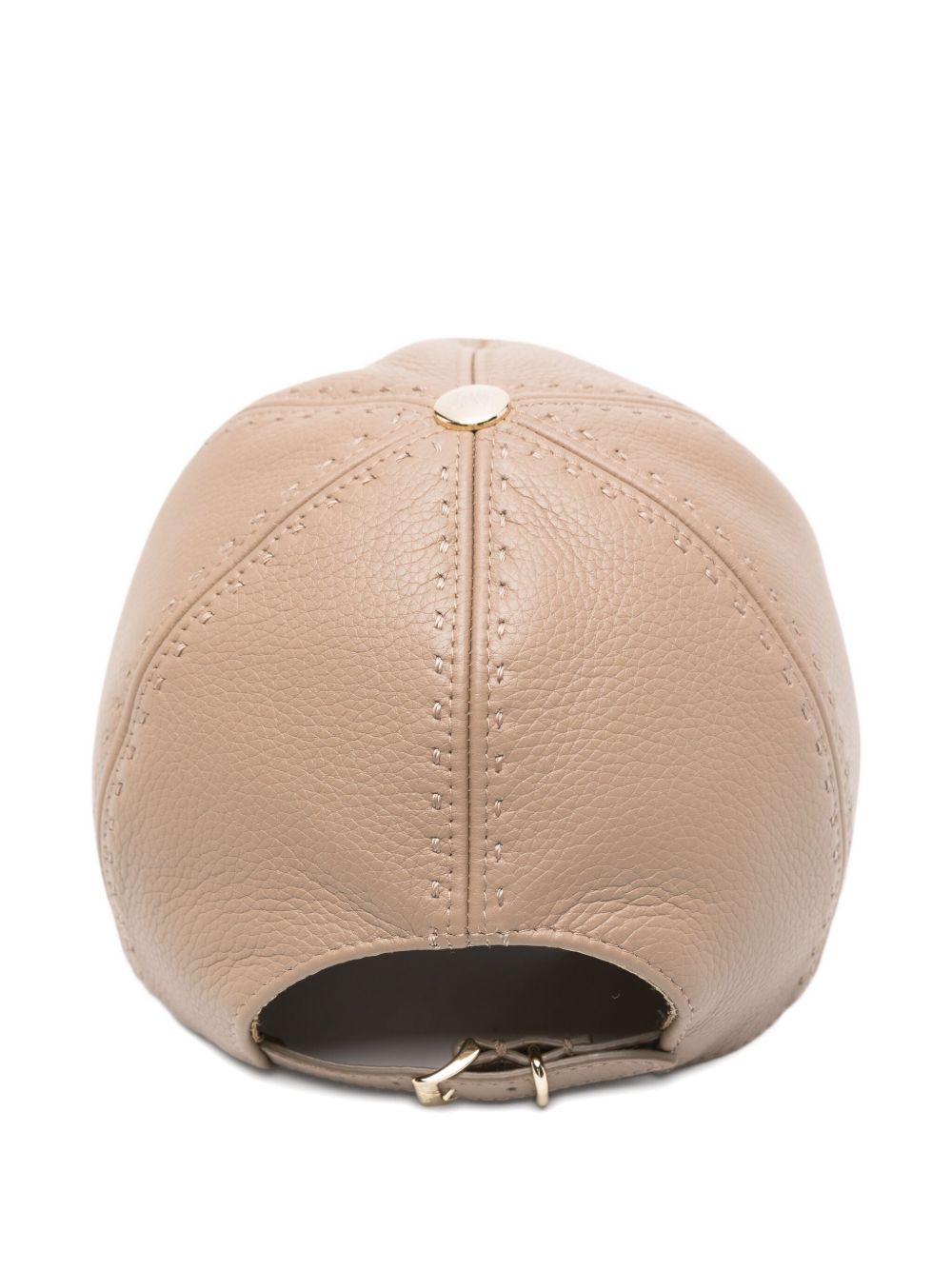 Max Mara Women Leather Baseball Hat MAX MARA