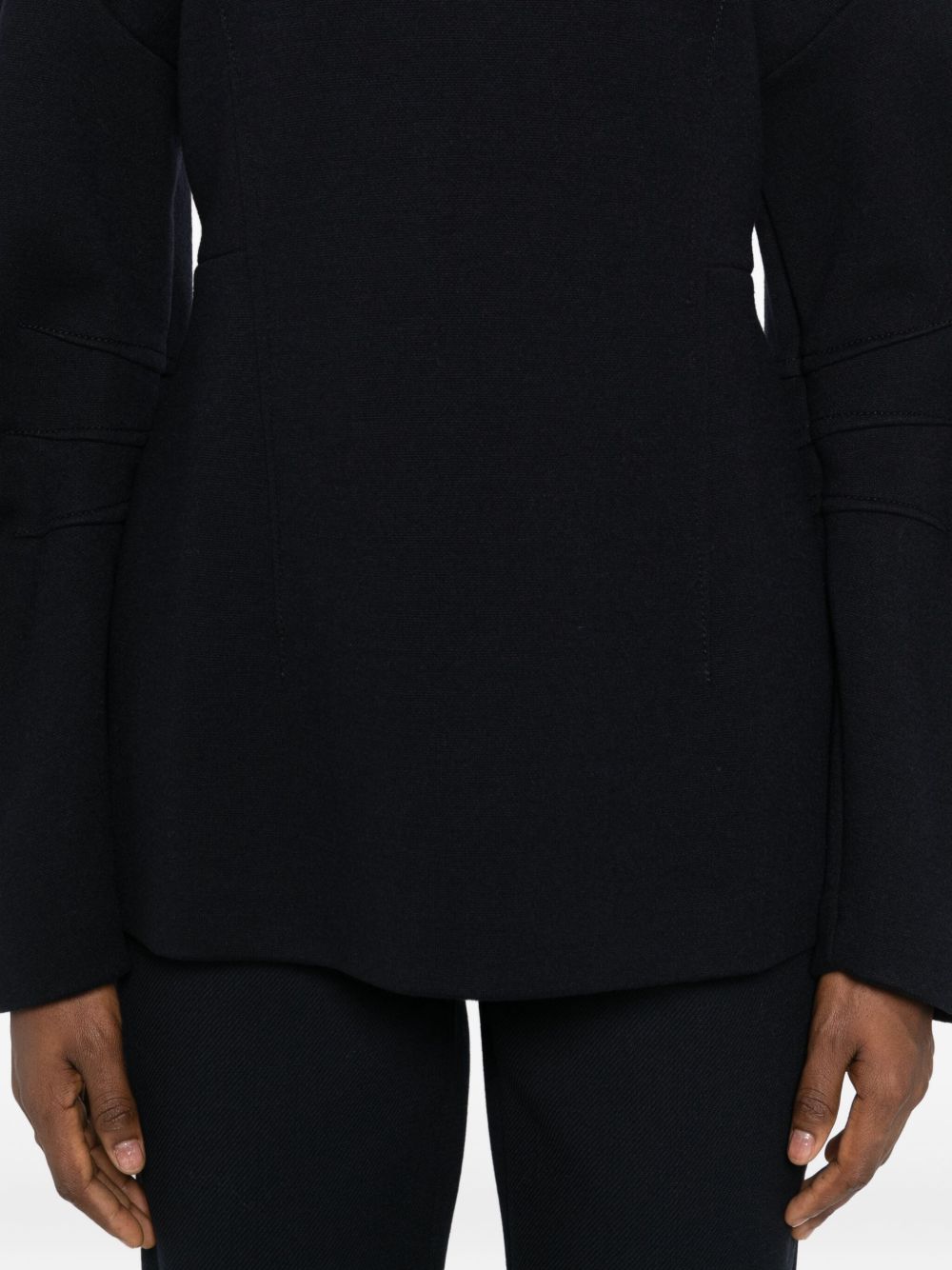 Max Mara Women Crew Neck Sweater In Wool And Cotton MAX MARA