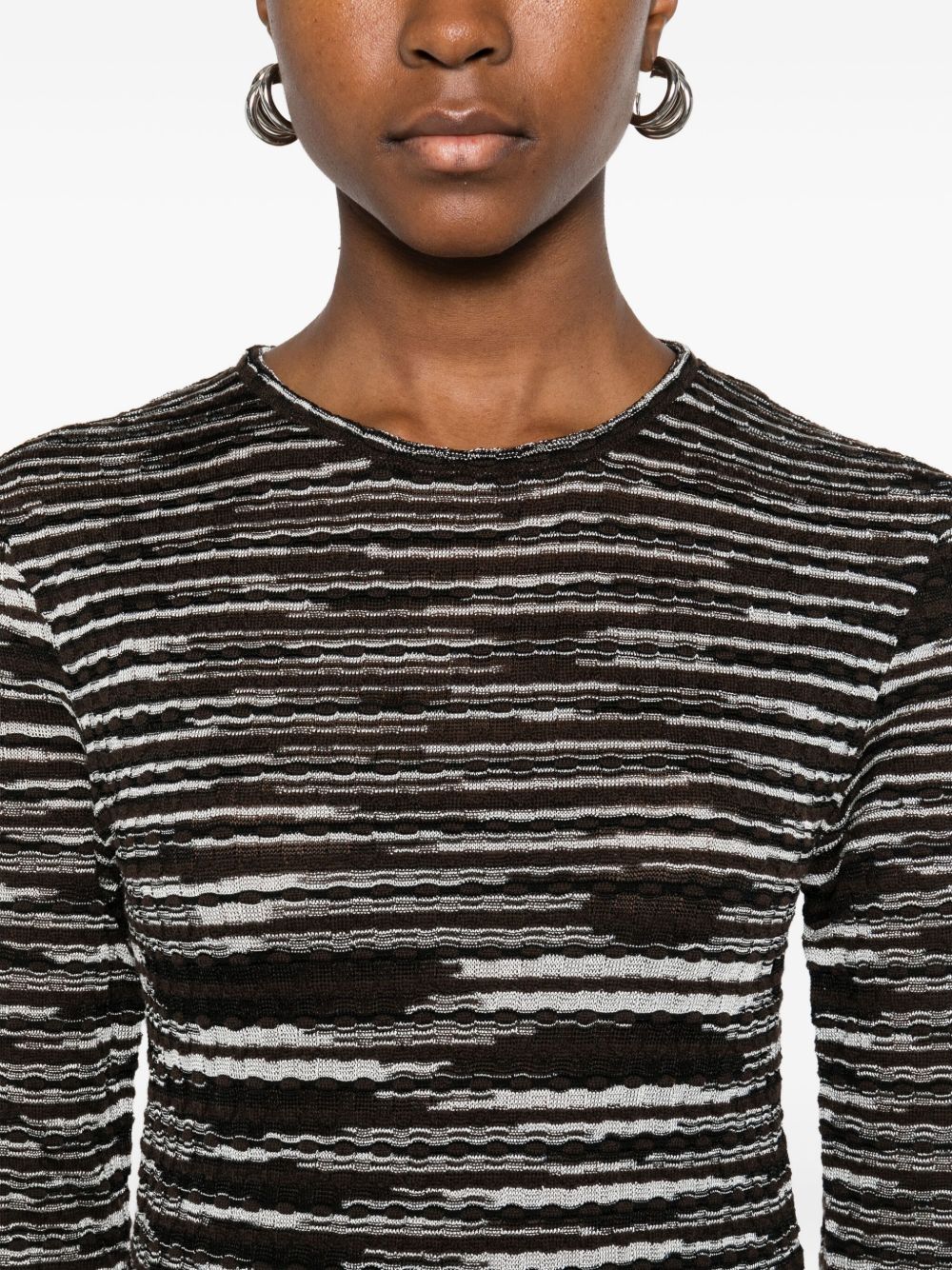 Missoni Women Wool Blend Crewneck Sweater MISSONI