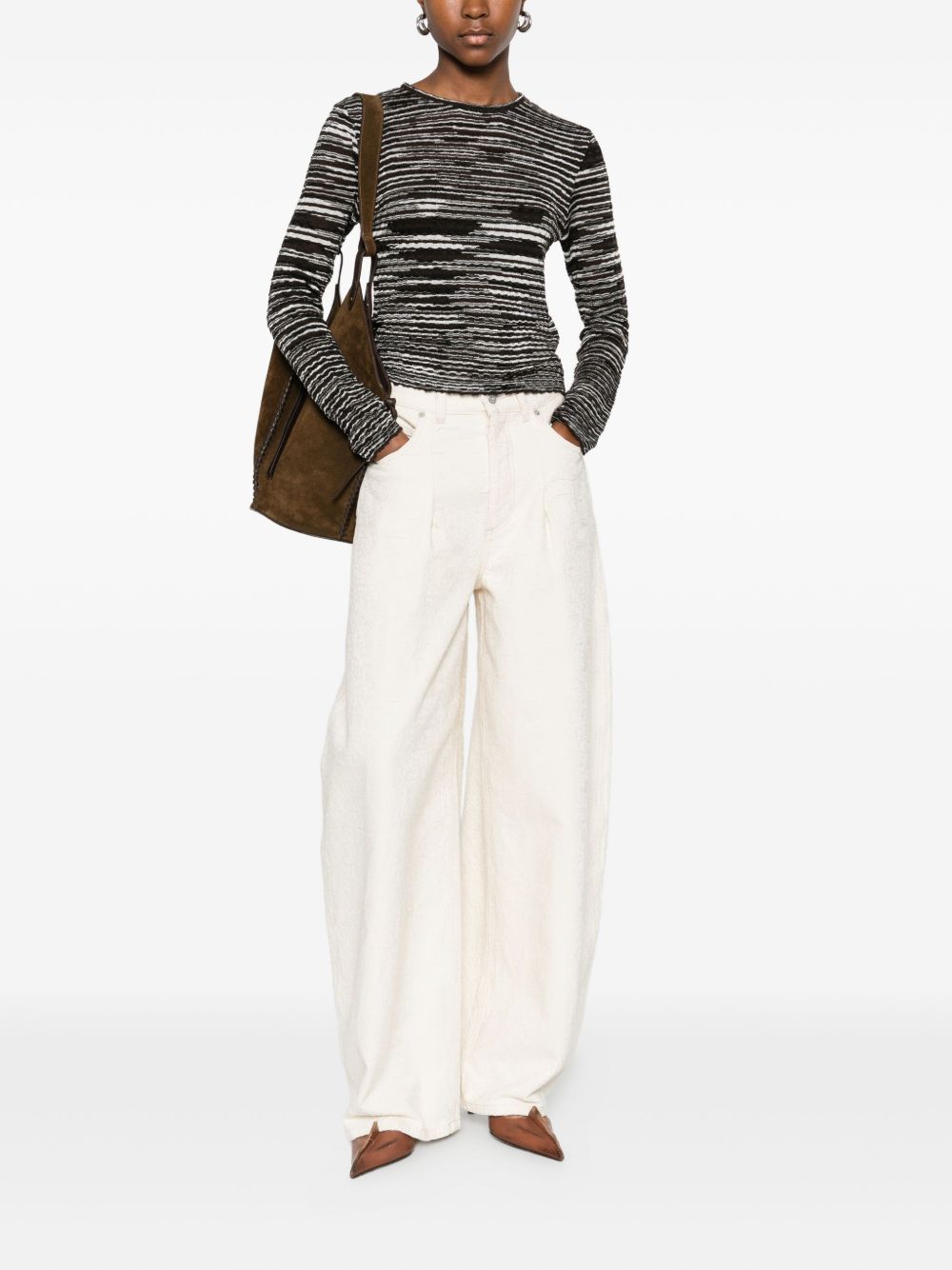 Missoni Women Wool Blend Crewneck Sweater MISSONI