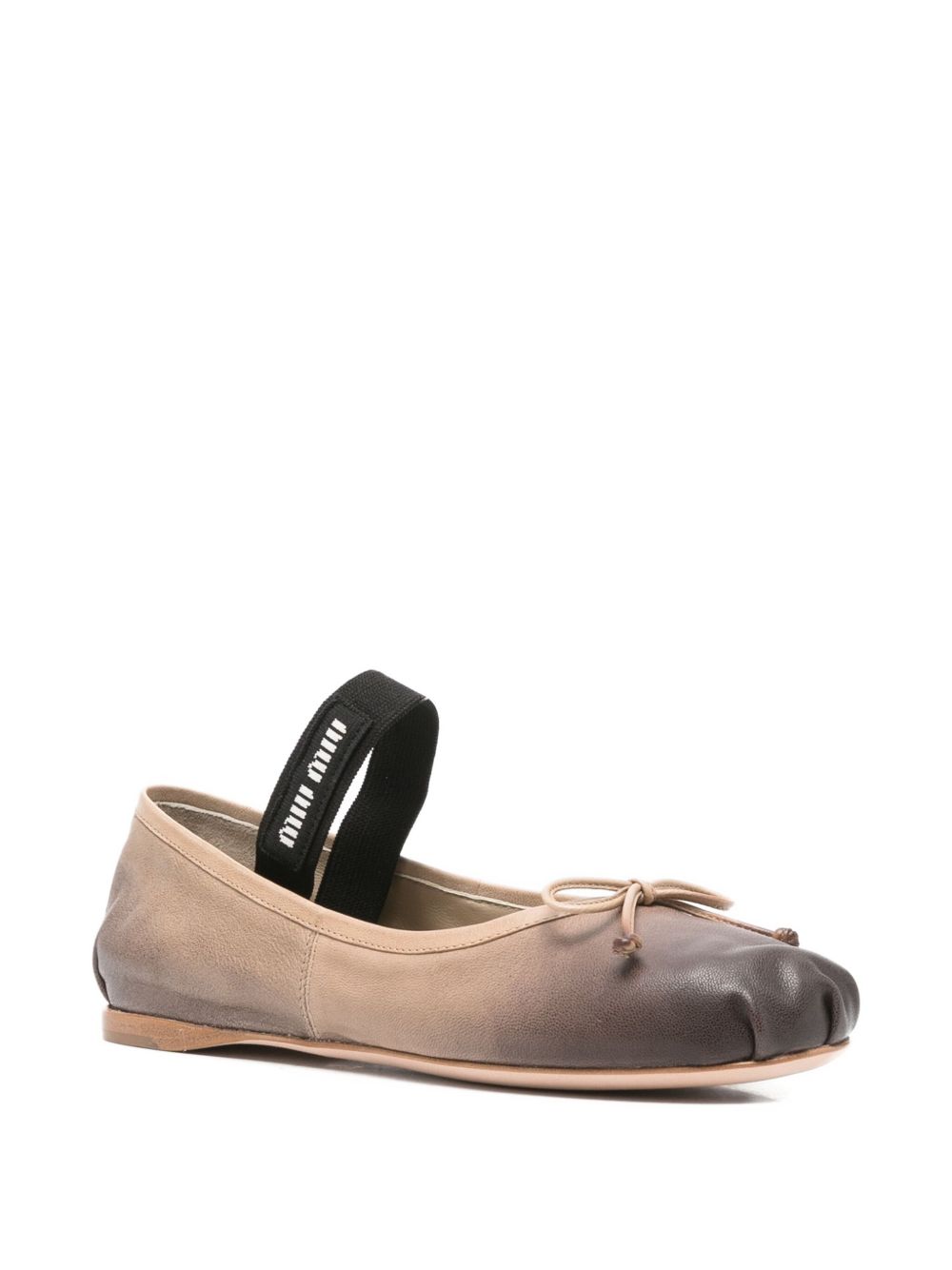 Miu Miu Women Leather Ballets MIU MIU