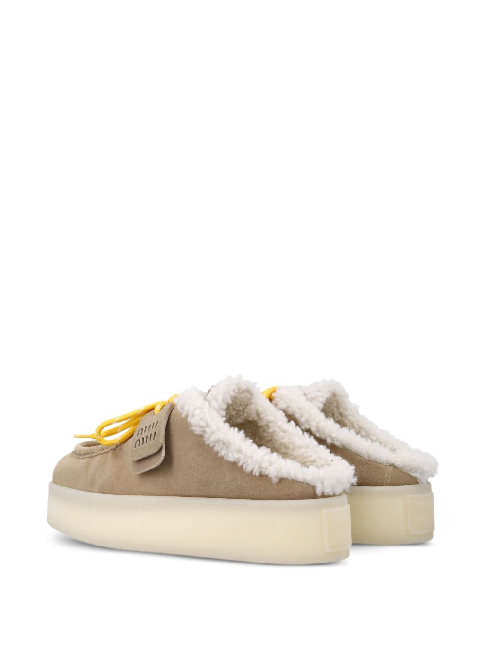 Miu Miu Women Suede Leather Slippers MIU MIU