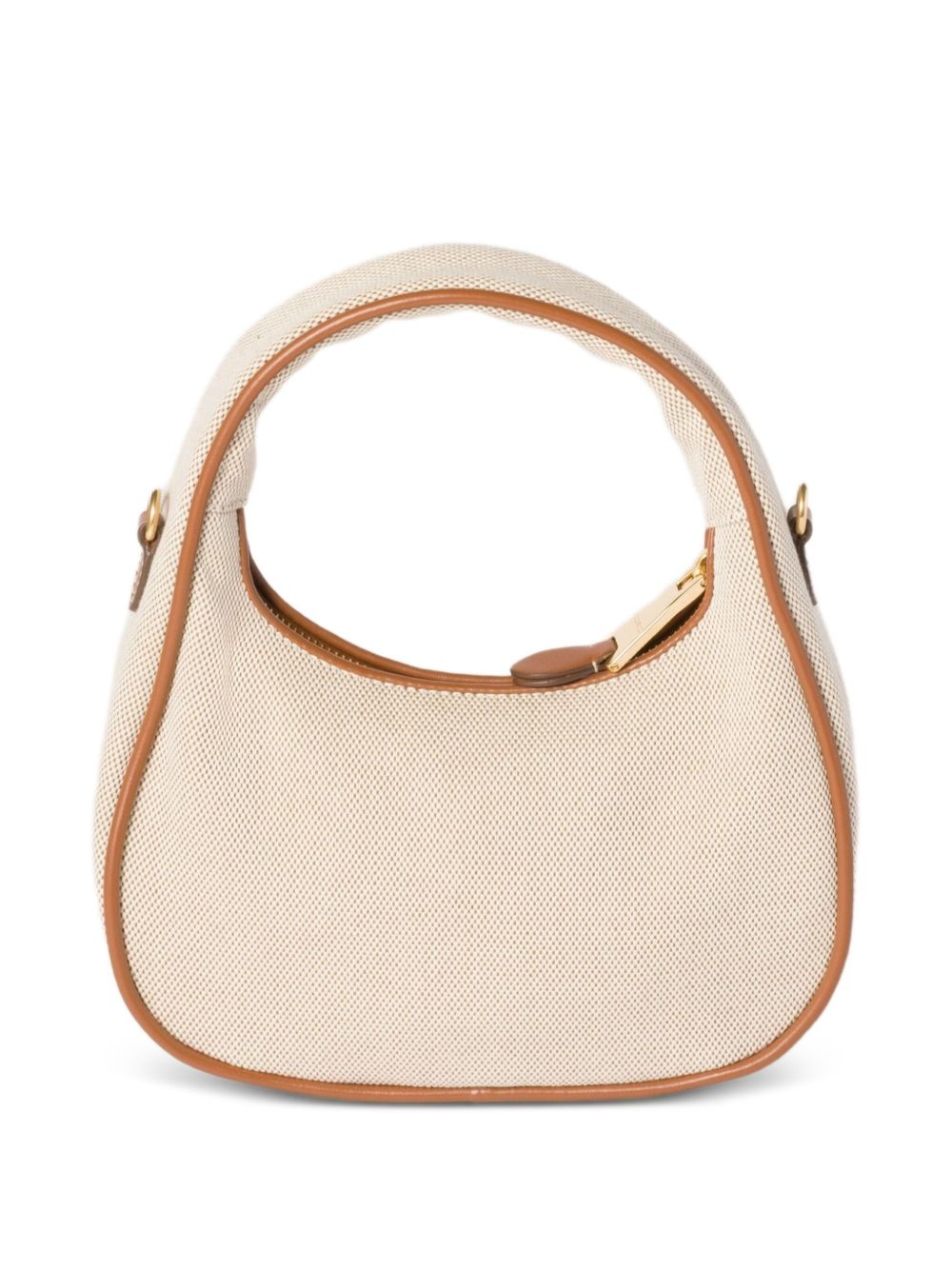 Miu Miu Women Wander Canvas And Leather Small Hobo Bag MIU MIU