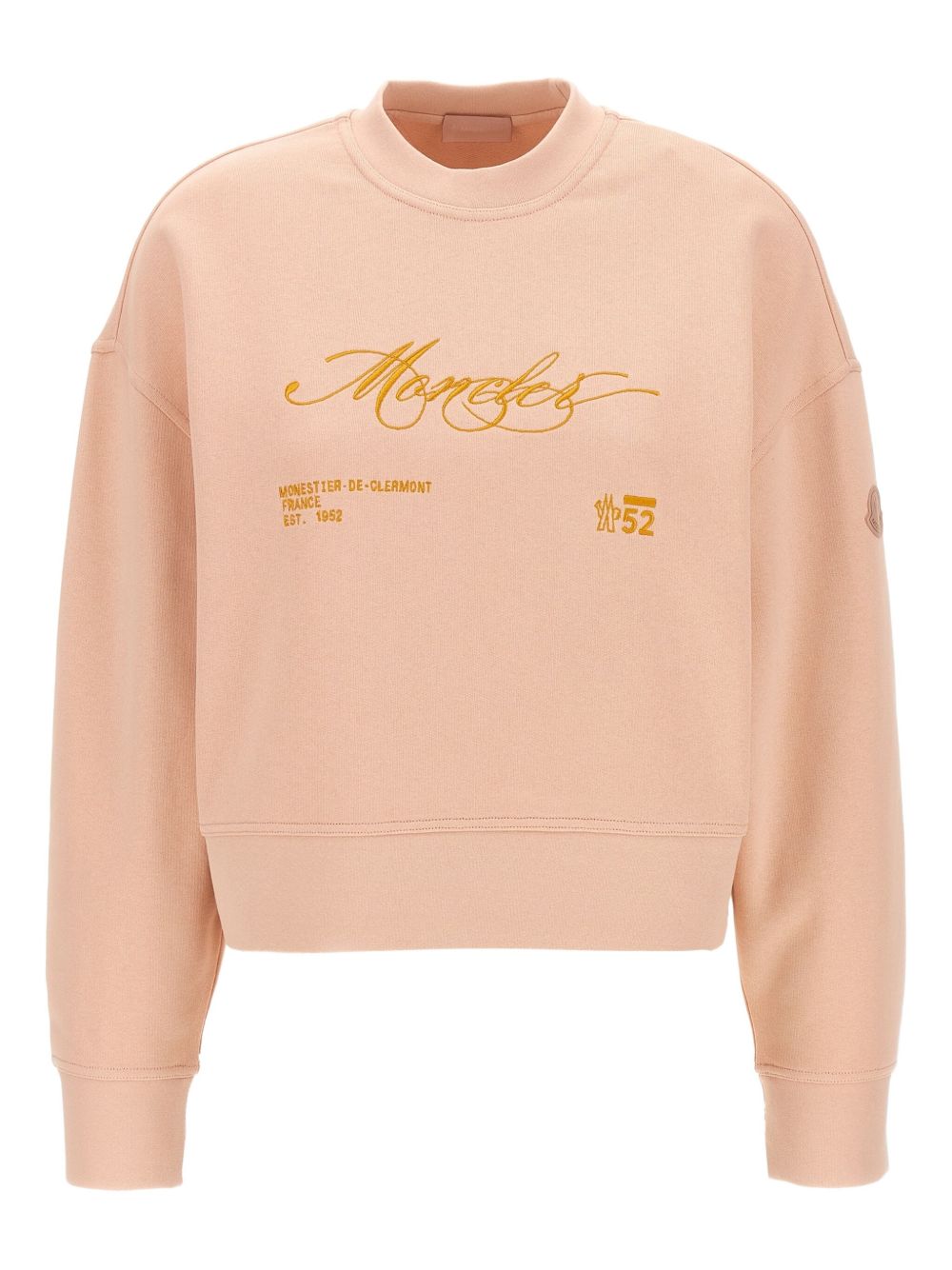 Moncler Women Logo Cotton Sweatshirt MONCLER