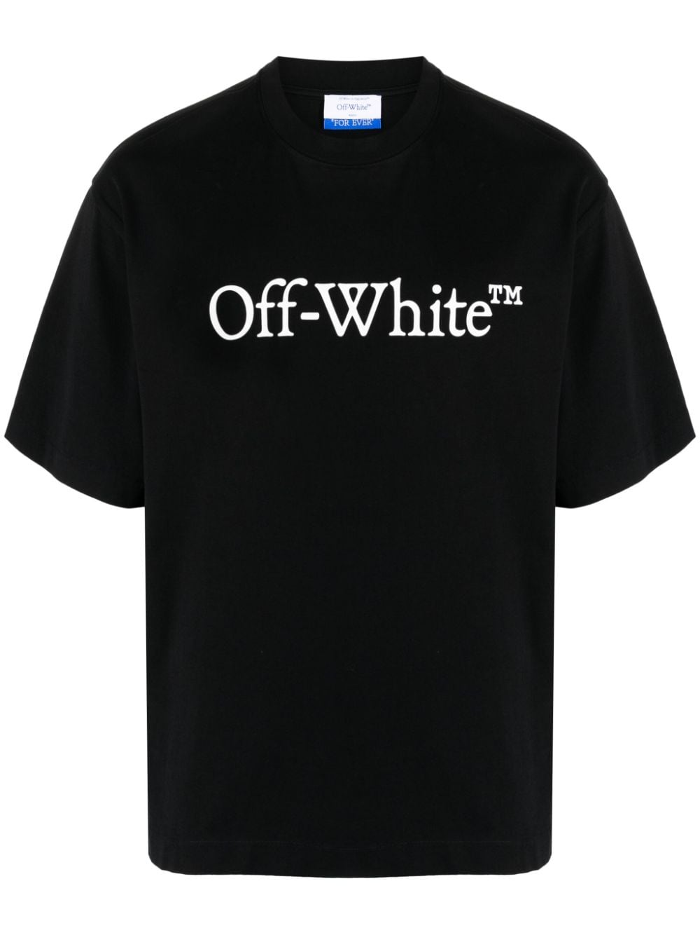 Off-White Men Big Bookish Cotton T-Shirt OFF-WHITE