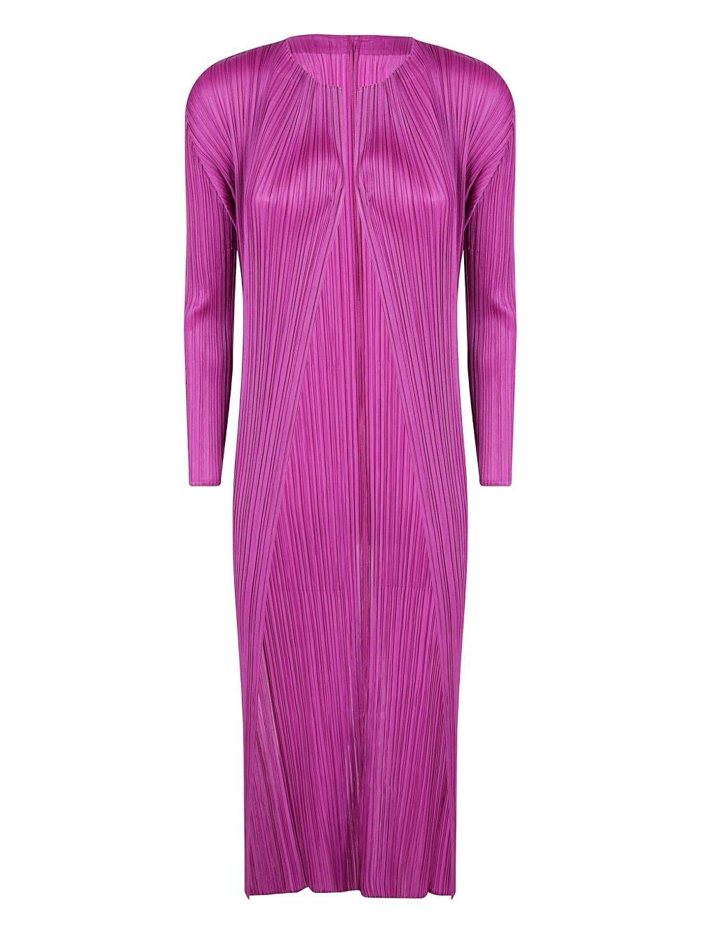 Pleats Please Issey Miyake Women Pleated Long Cardigan PLEATS PLEASE ISSEY MIYAKE