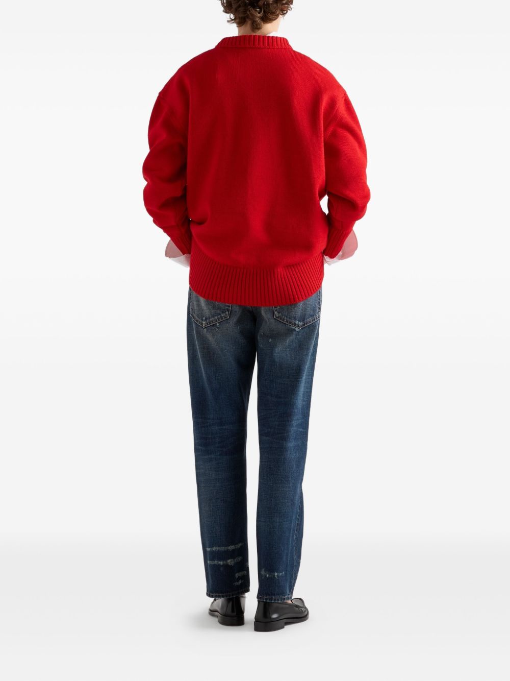 Prada Women Wool Crewneck Sweater PRADA