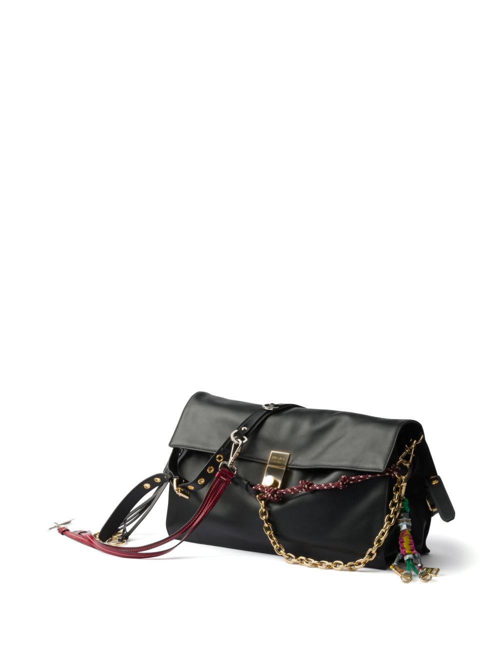 Prada Women Prada Soft Sound Large Leather Shoulder Bag PRADA