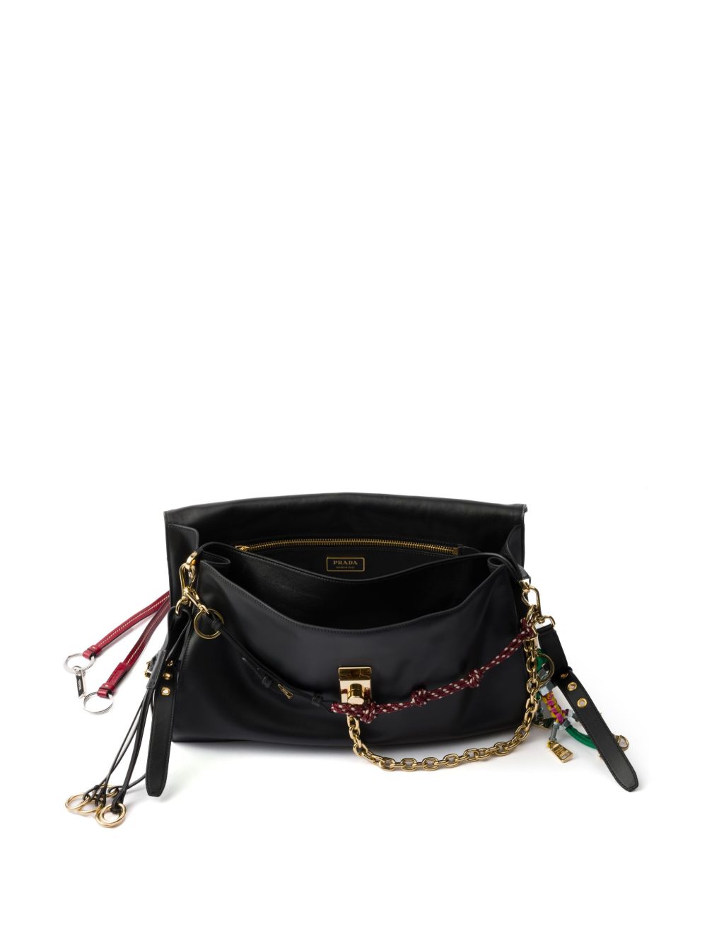 Prada Women Prada Soft Sound Large Leather Shoulder Bag PRADA