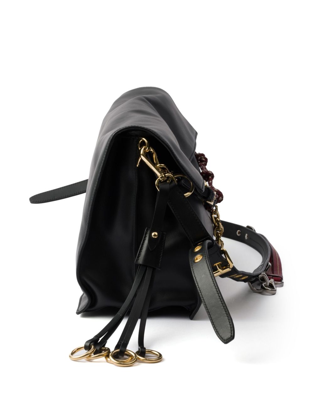 Prada Women Prada Soft Sound Large Leather Shoulder Bag PRADA