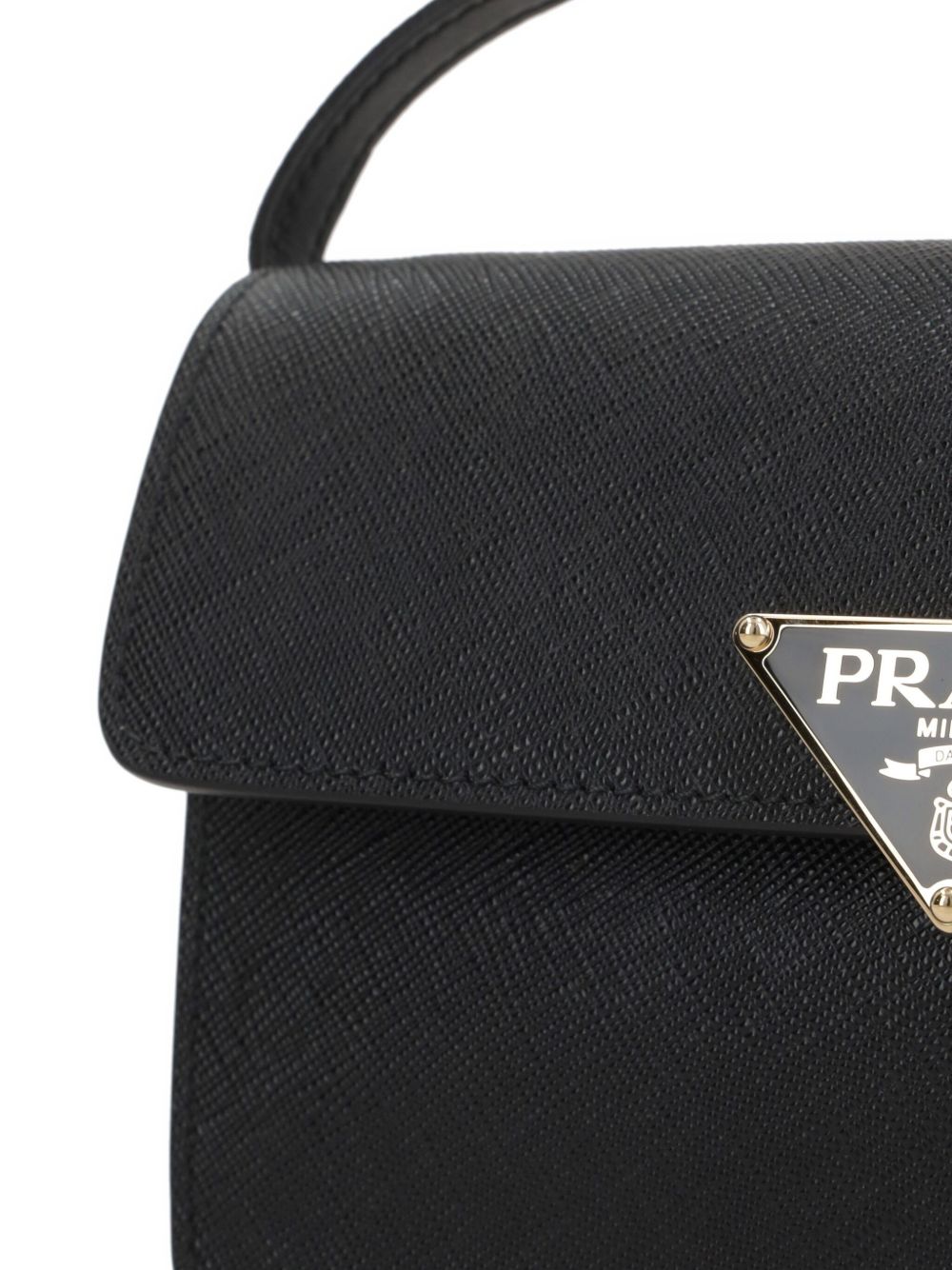 Prada Women Prada Arqué Saffiano Leather Shoulder Bag PRADA