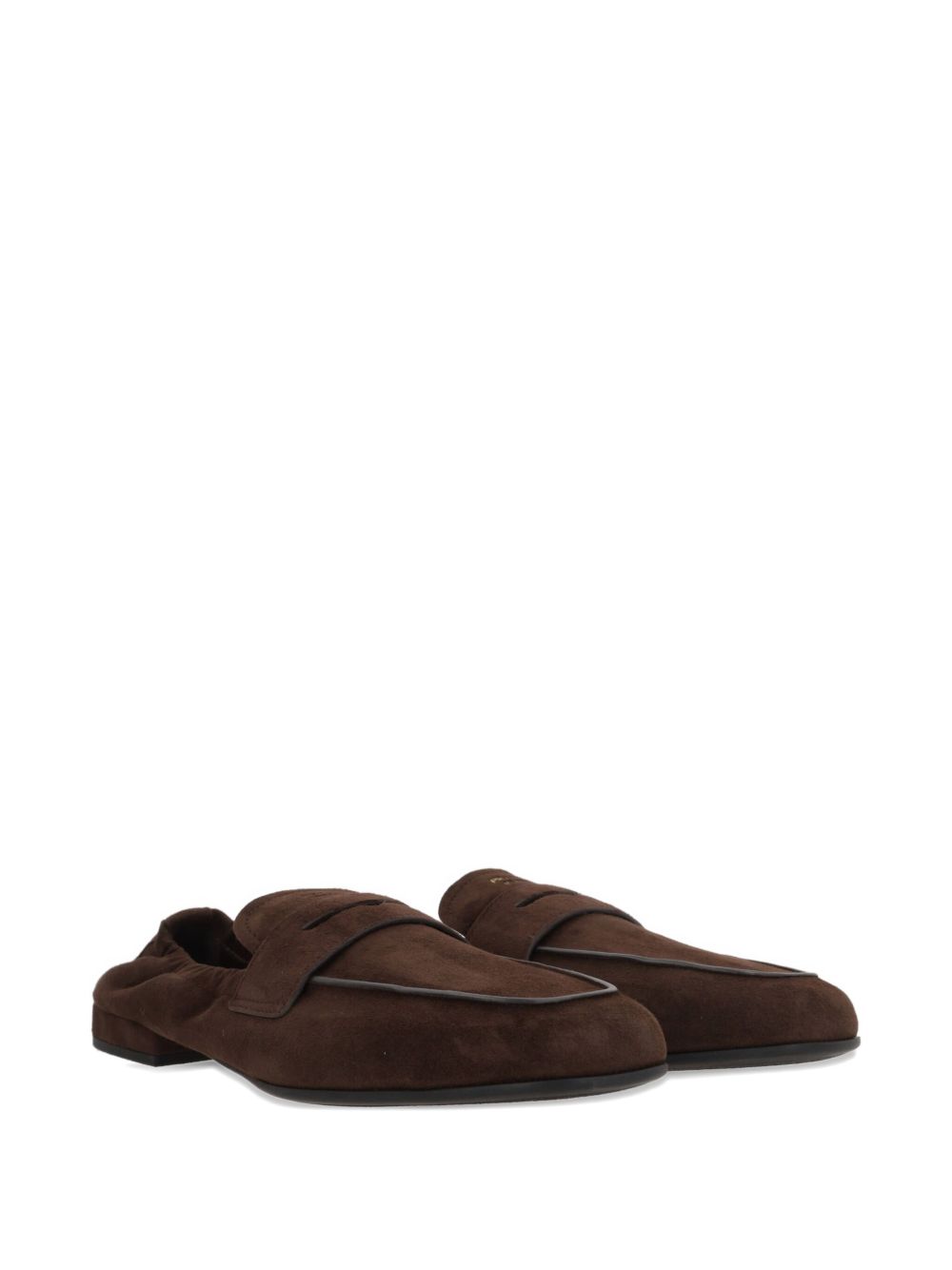 Prada Women Suede Leather Loafers