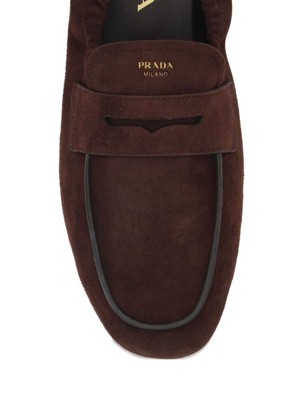 Prada Women Suede Leather Loafers